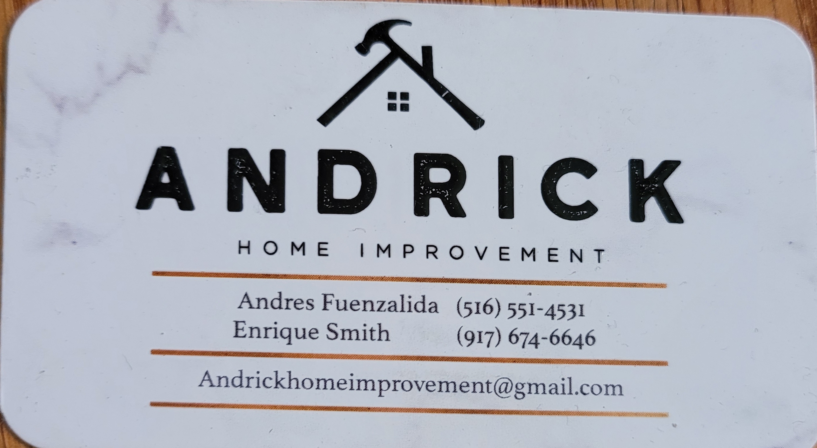 ANDRICK HOME IMPROVEMENT Logo