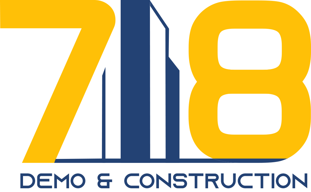 718 Demo & Construction Logo