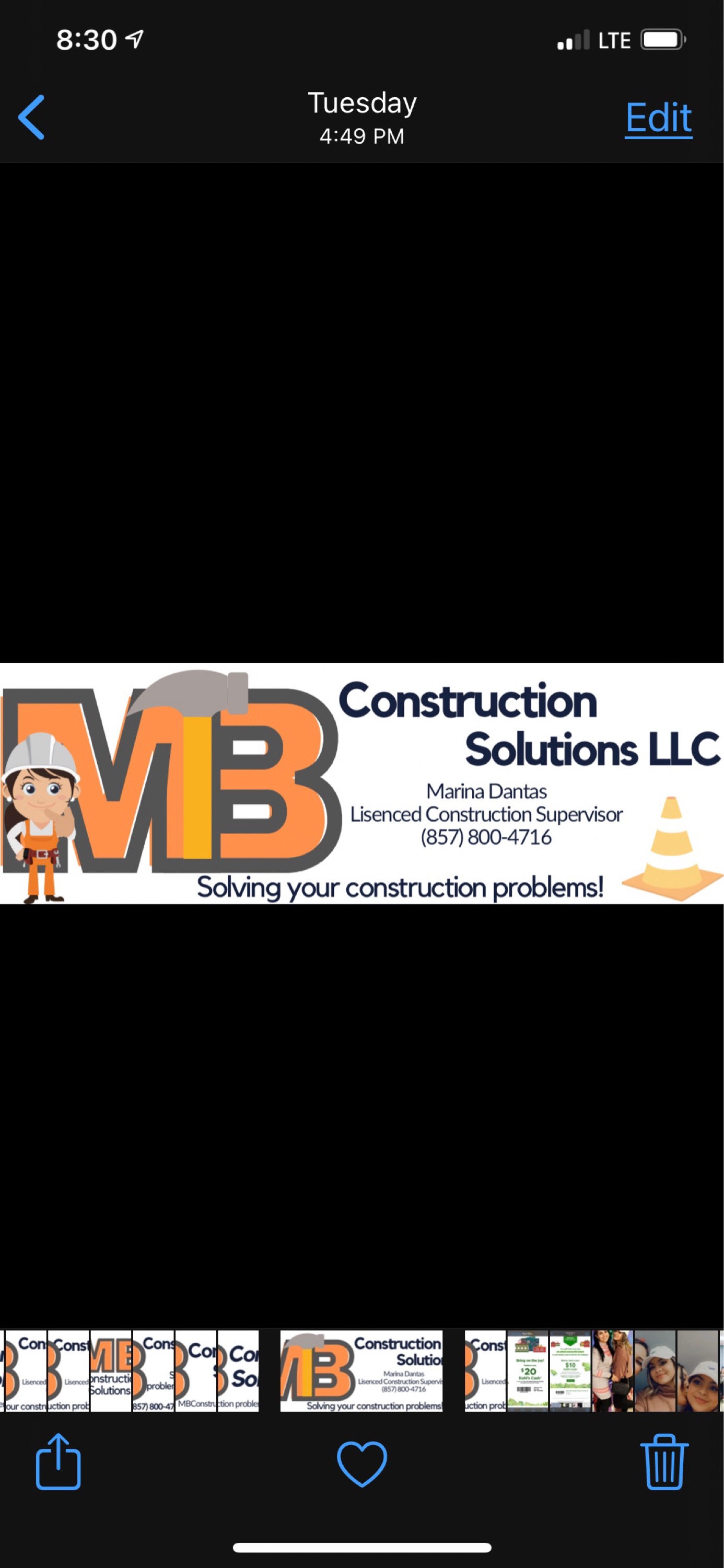 MB Construction Solutions LLC Logo