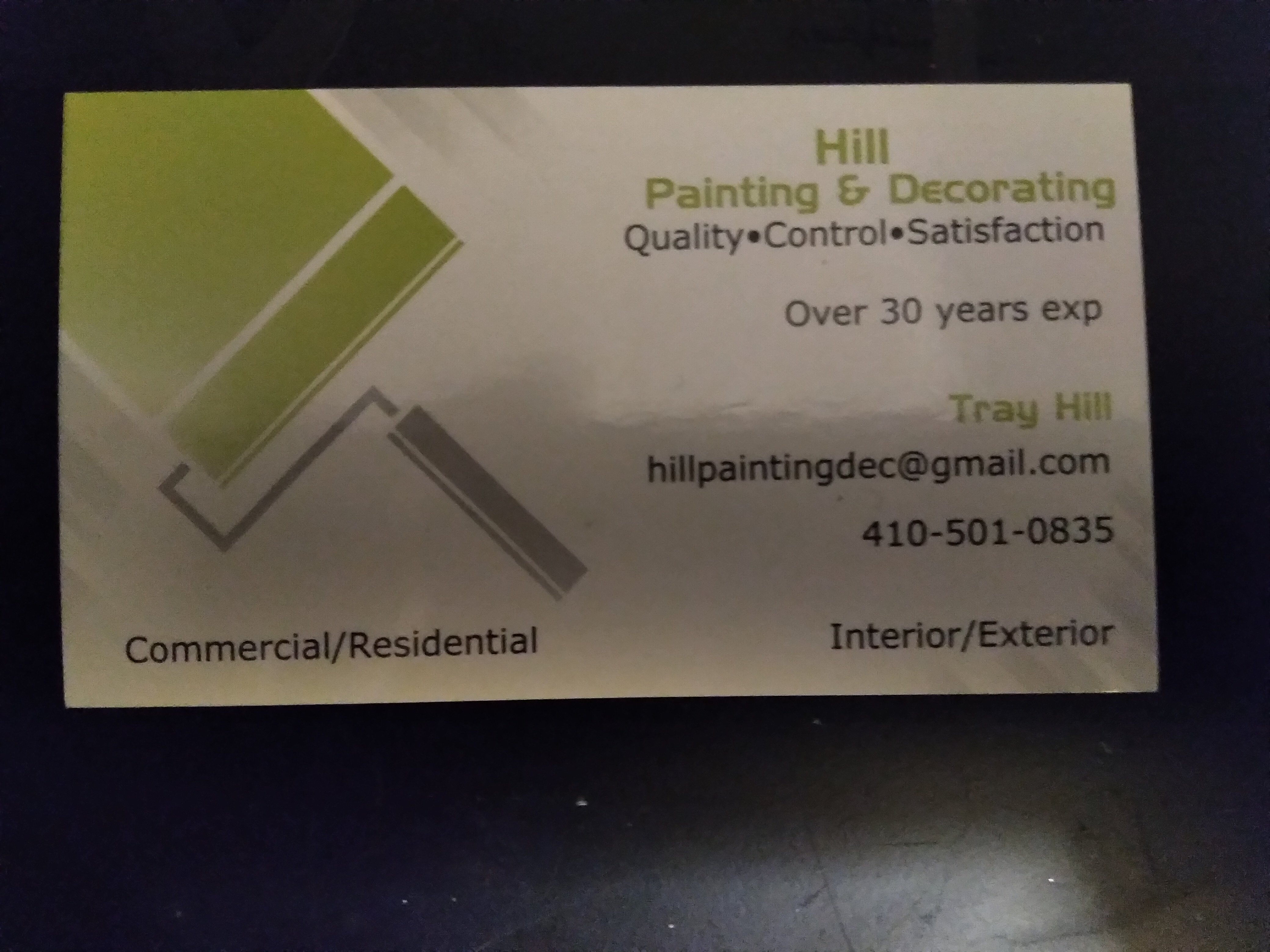 Hill Painting and Decorating Logo