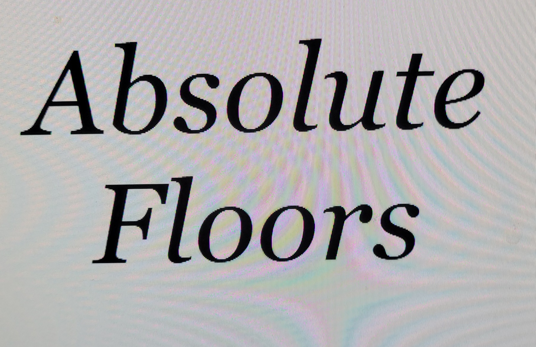 Absolute Hardwood Floors Logo