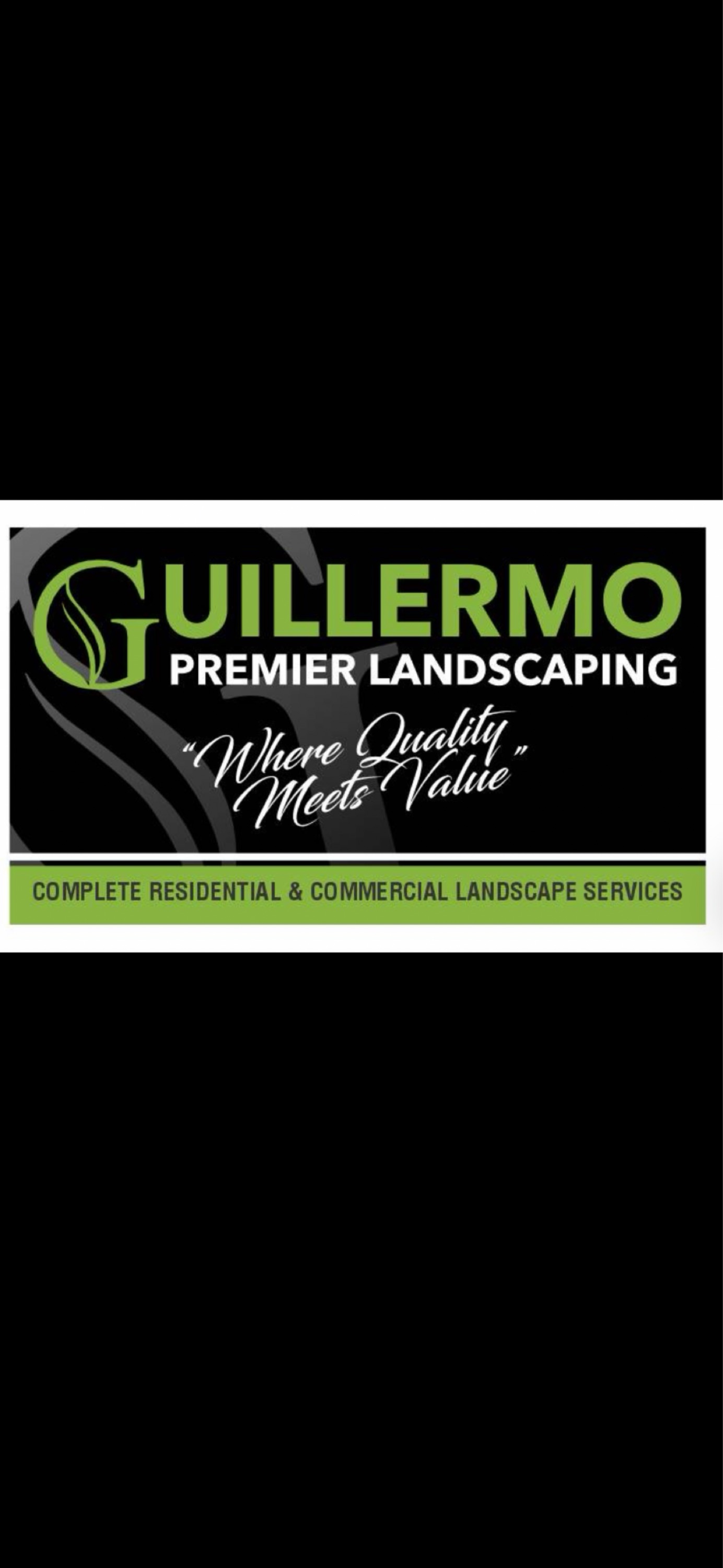 Guillermos Premier Landscaping Logo