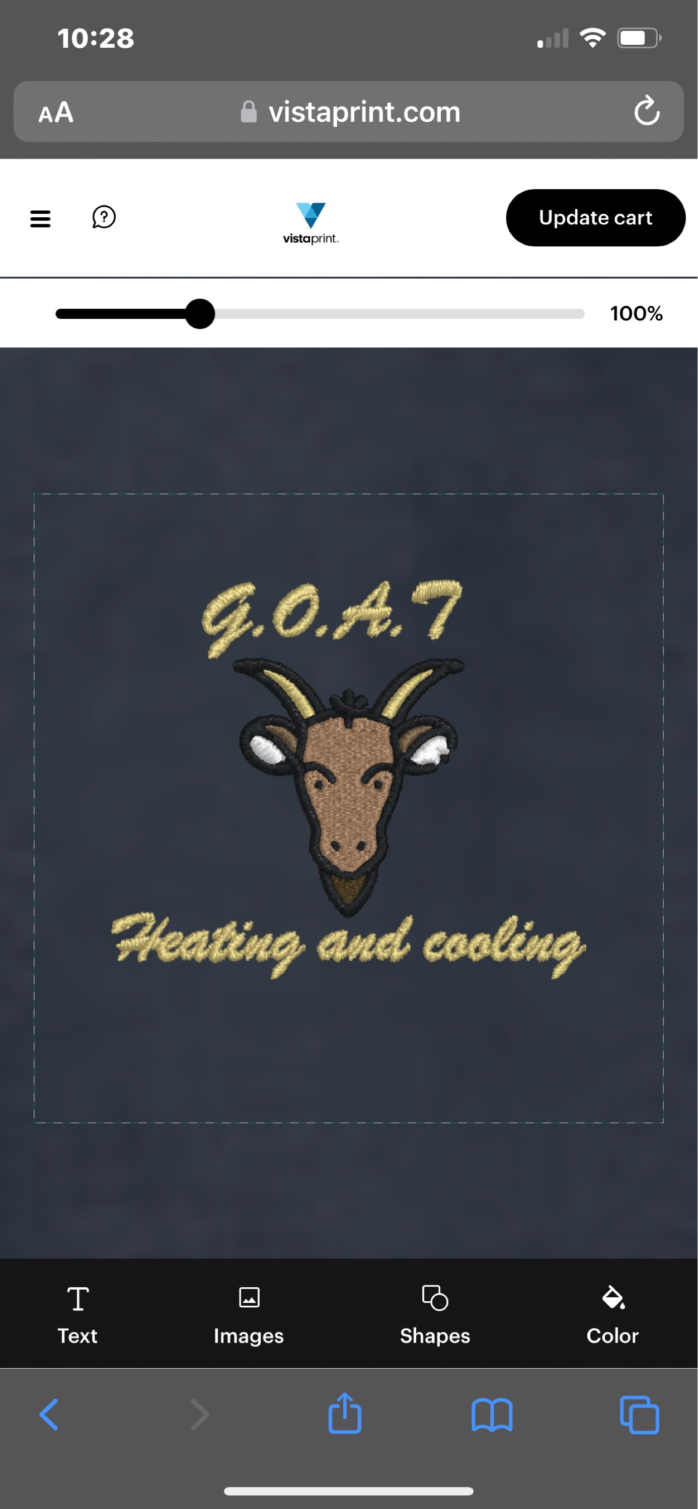 G O A T Heating and Cooling -- Heating & Air Conditioning/HVAC Logo