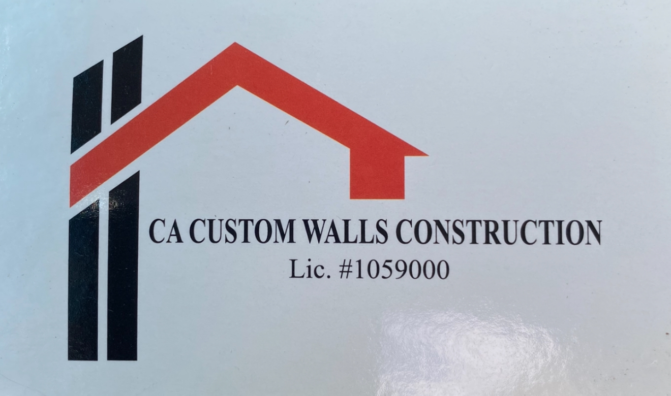 California Custom Walls Construction Logo
