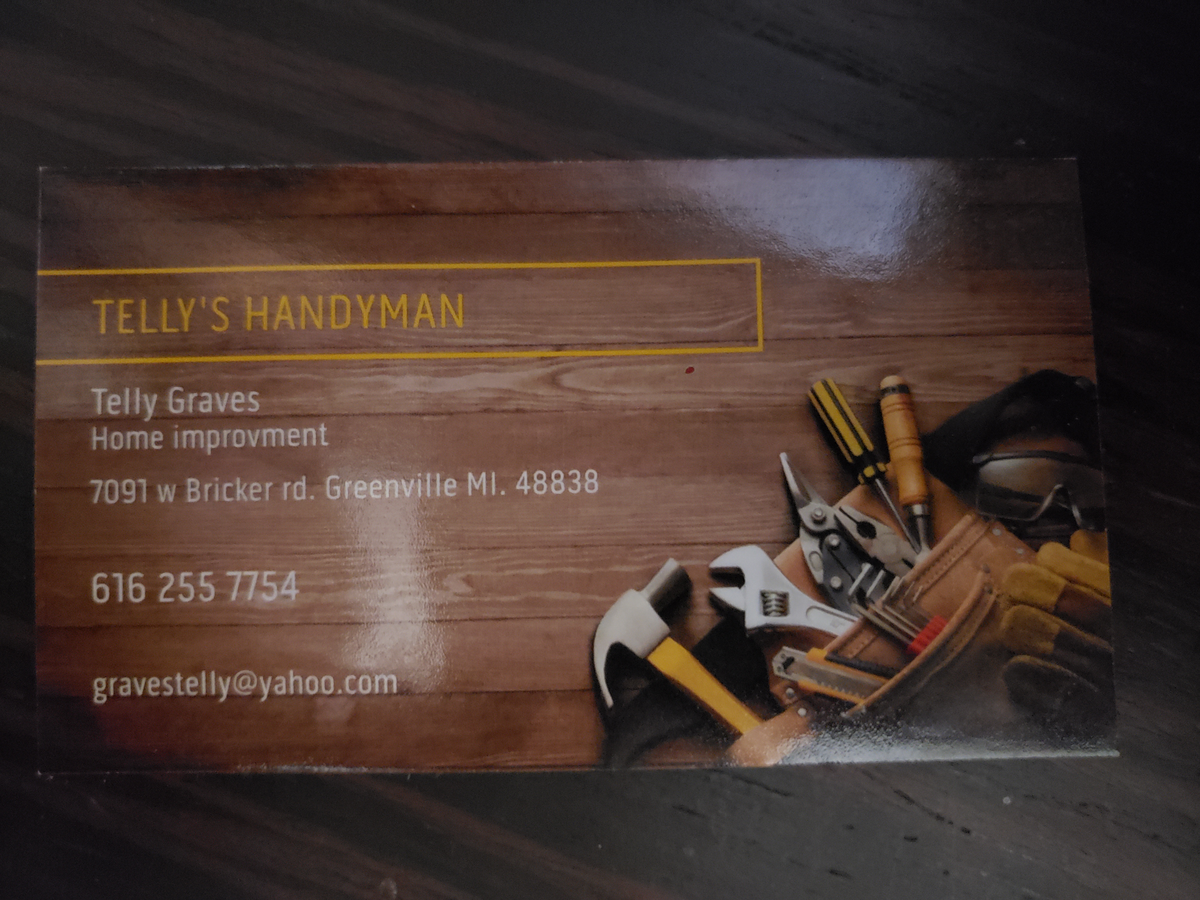Telly's Handyman Service Logo