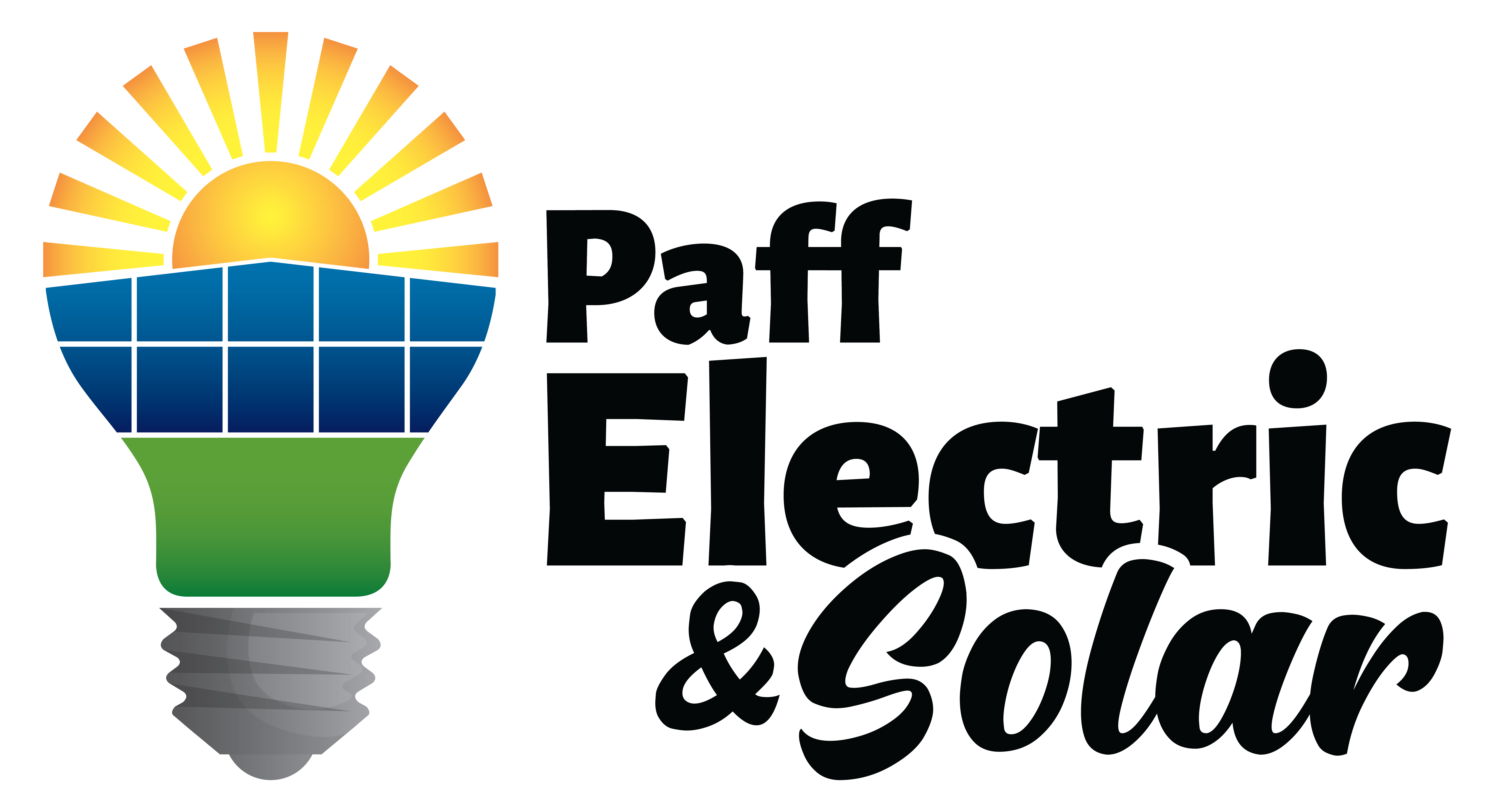 Paff Electric & Solar Logo