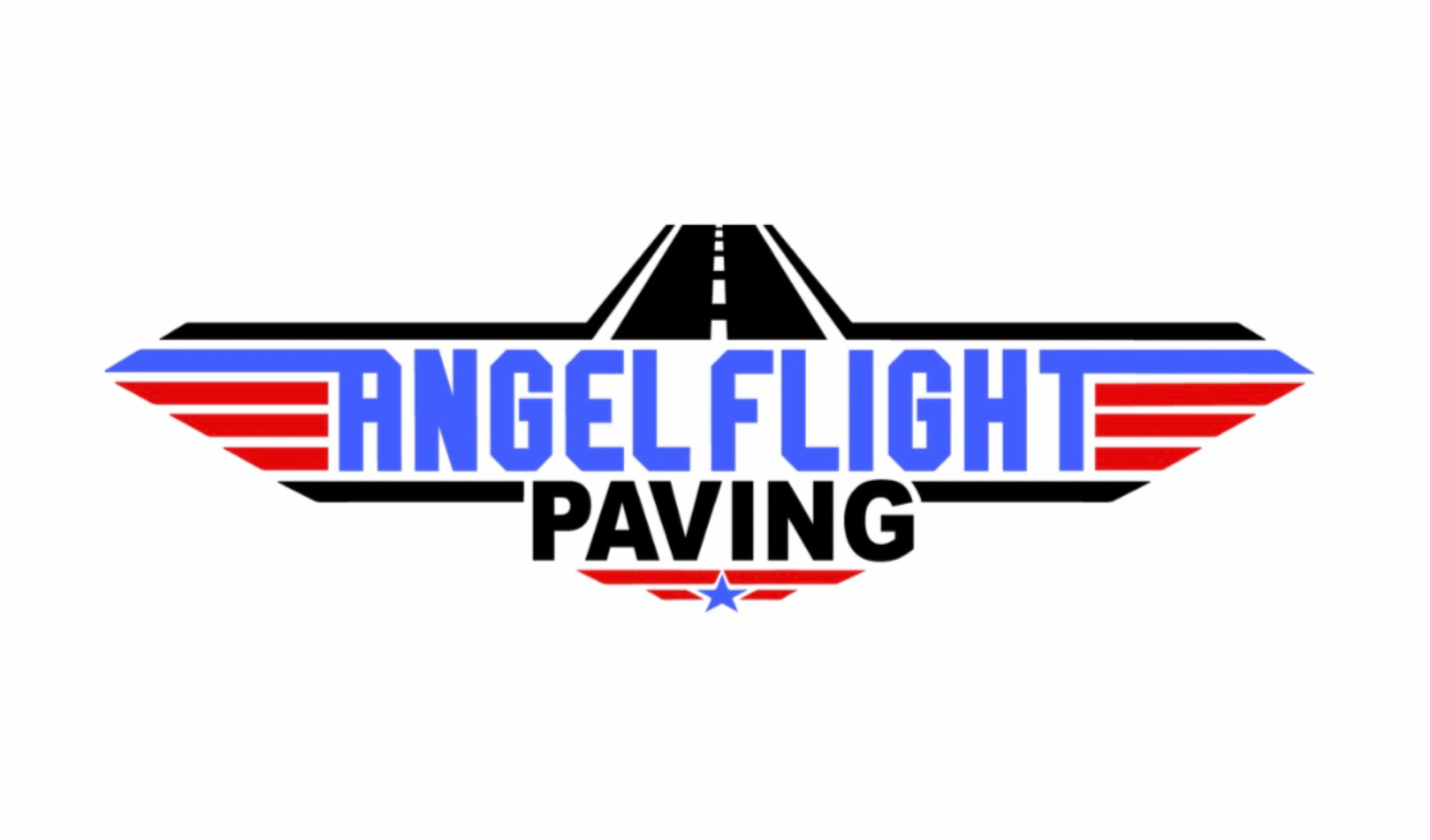 Angel Flight Paving Logo