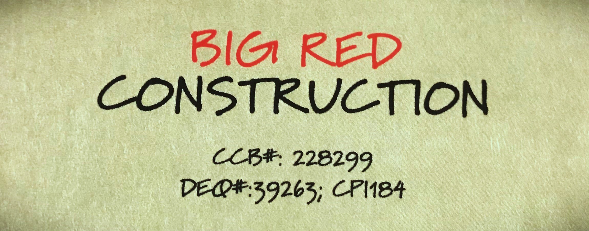 Big Red Construction, LLC Logo