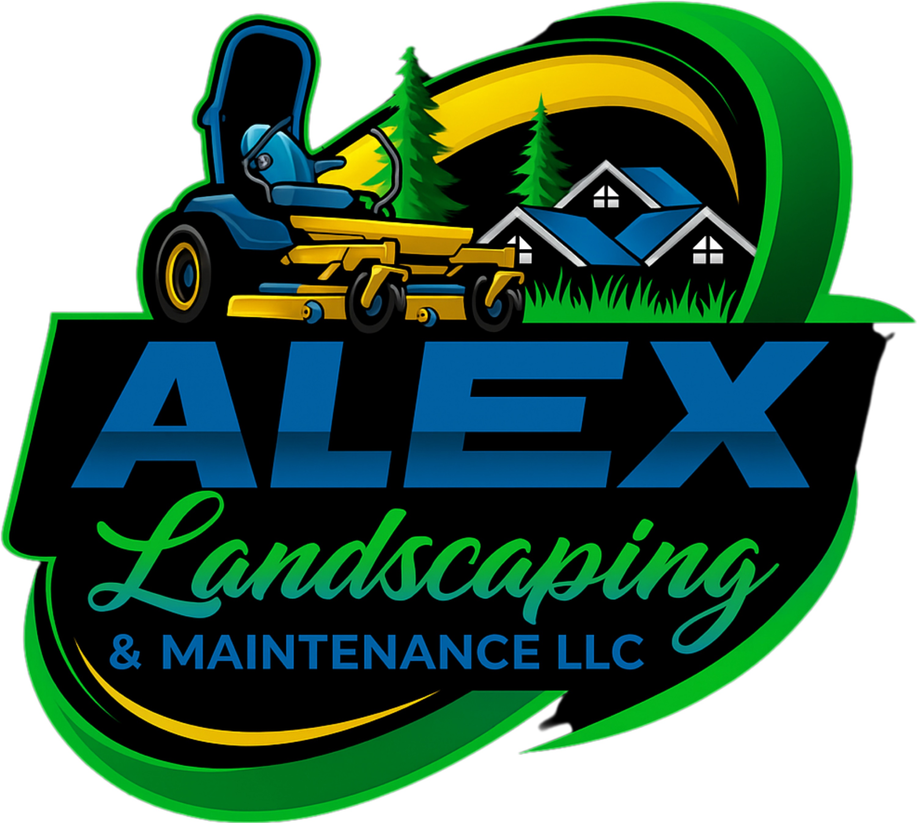 Alex Landscaping & Maintenance LLC Logo