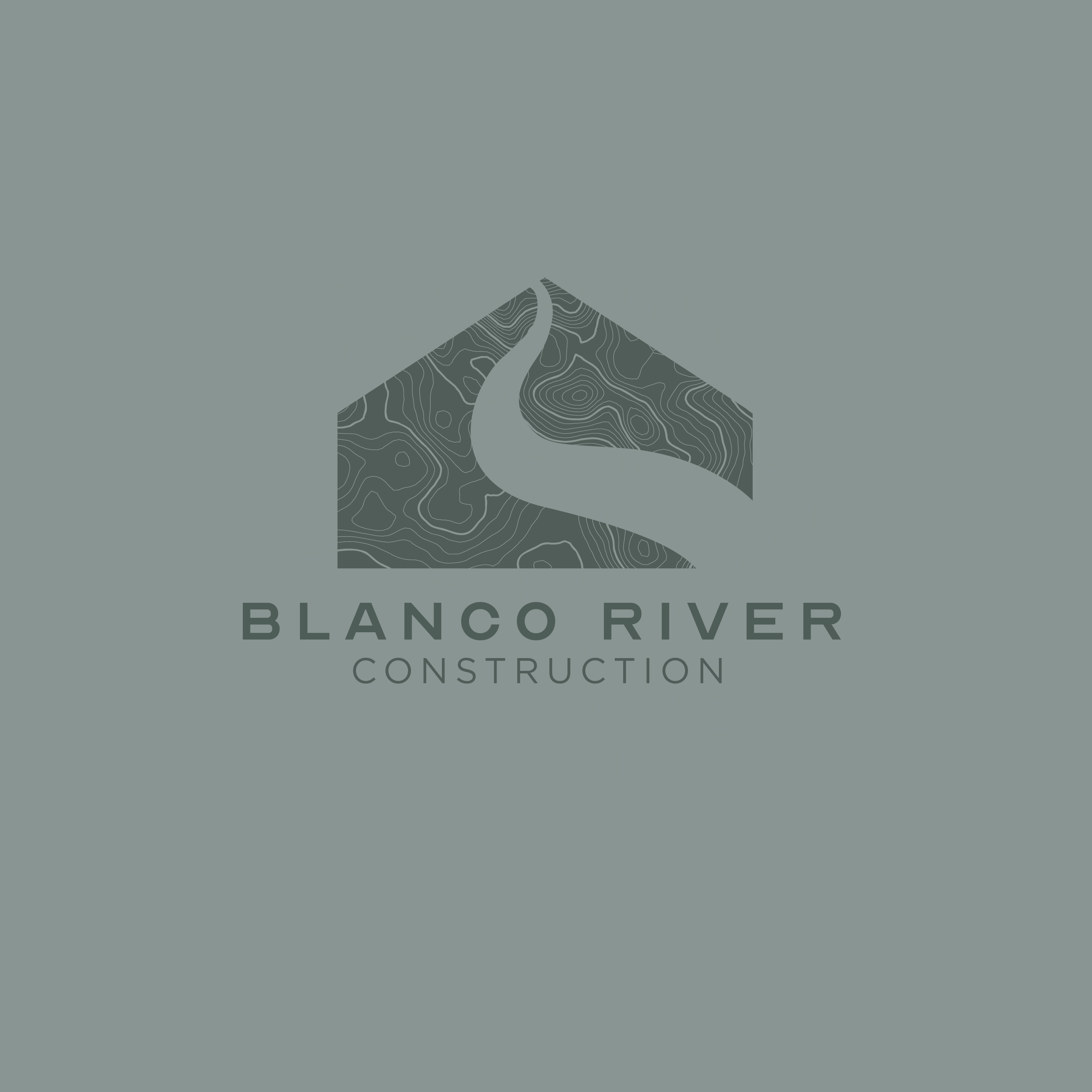 Blanco River Construction Logo