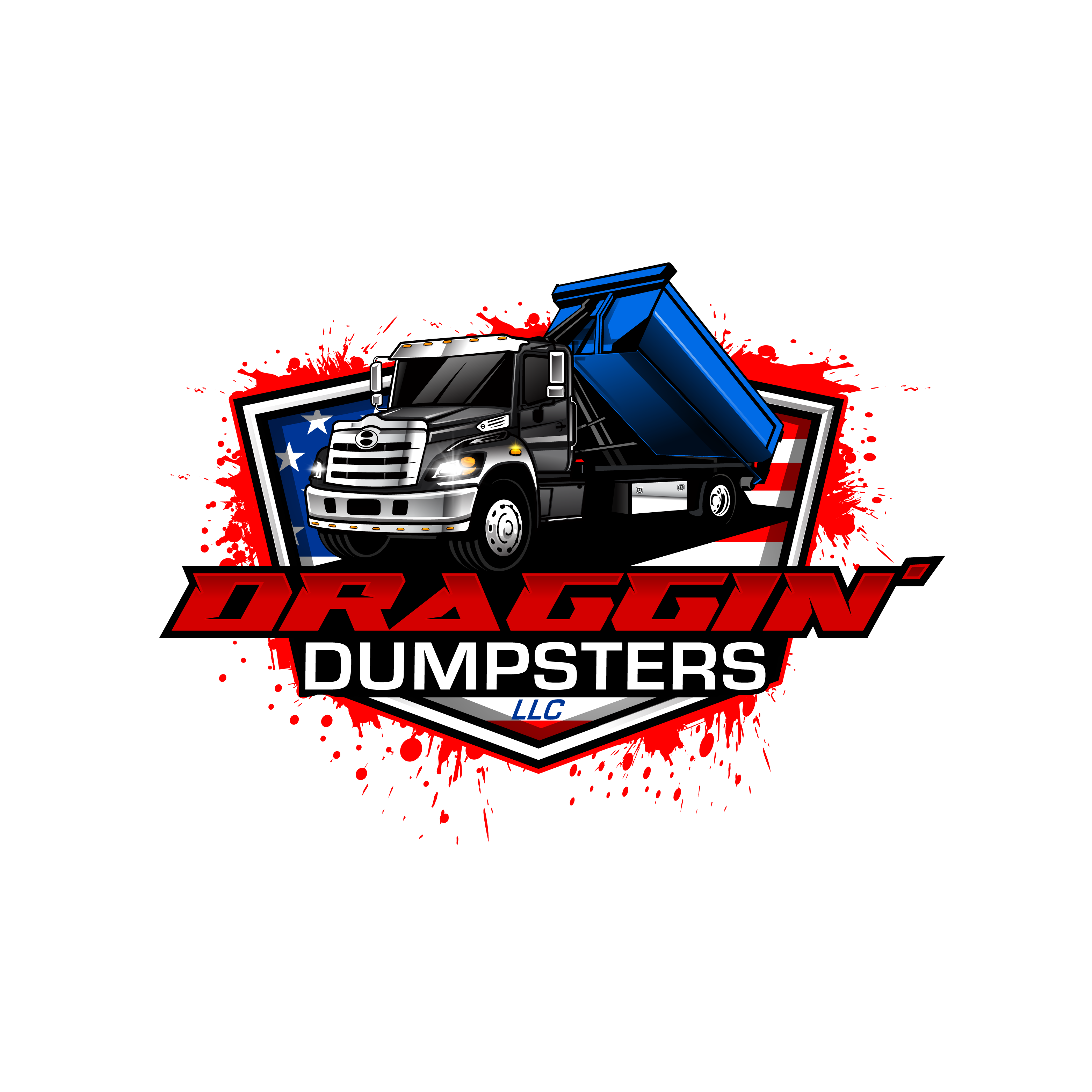 Draggin Dumpsters LLC Logo
