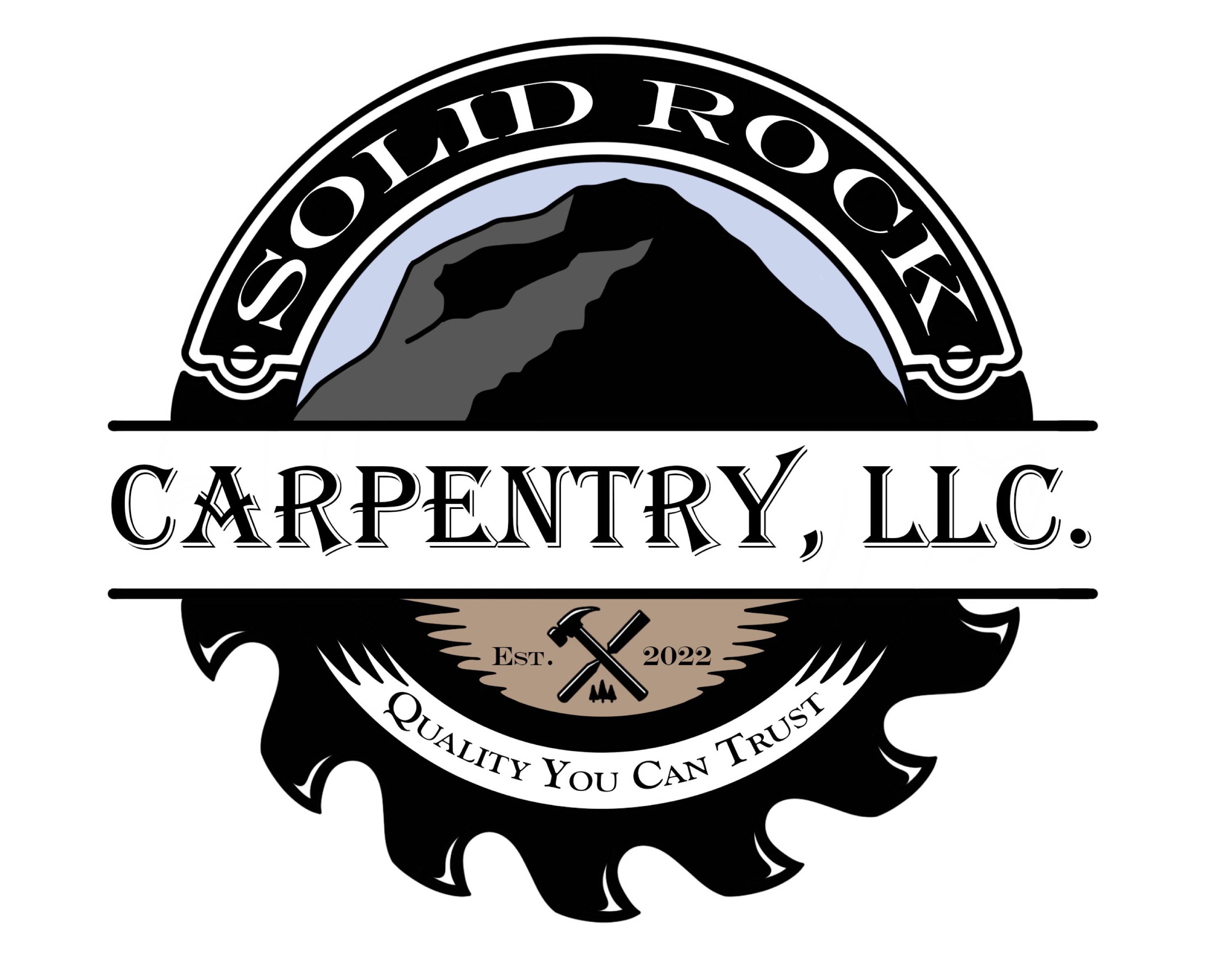 Solid Rock Carpentry Logo