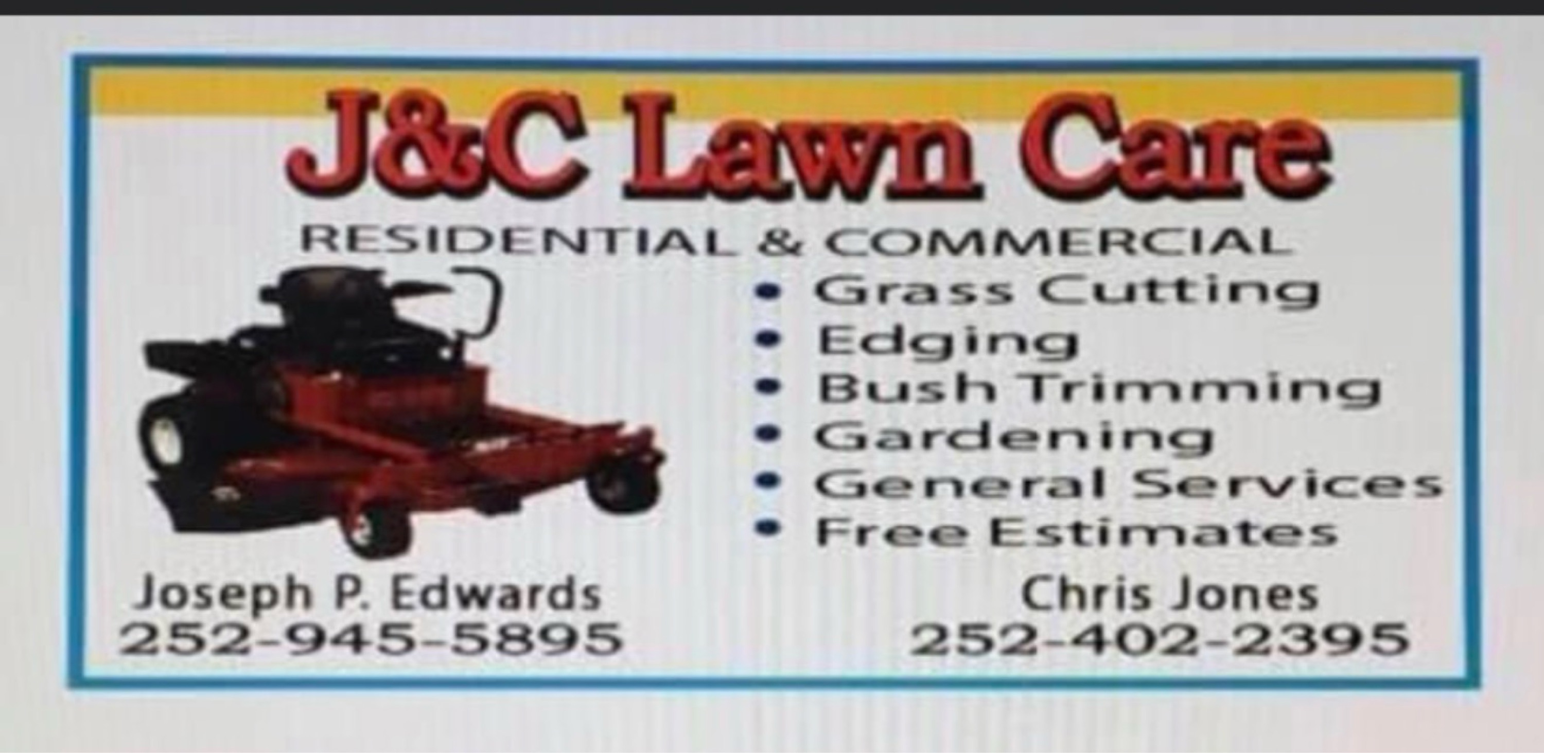 J&C lawn care Logo