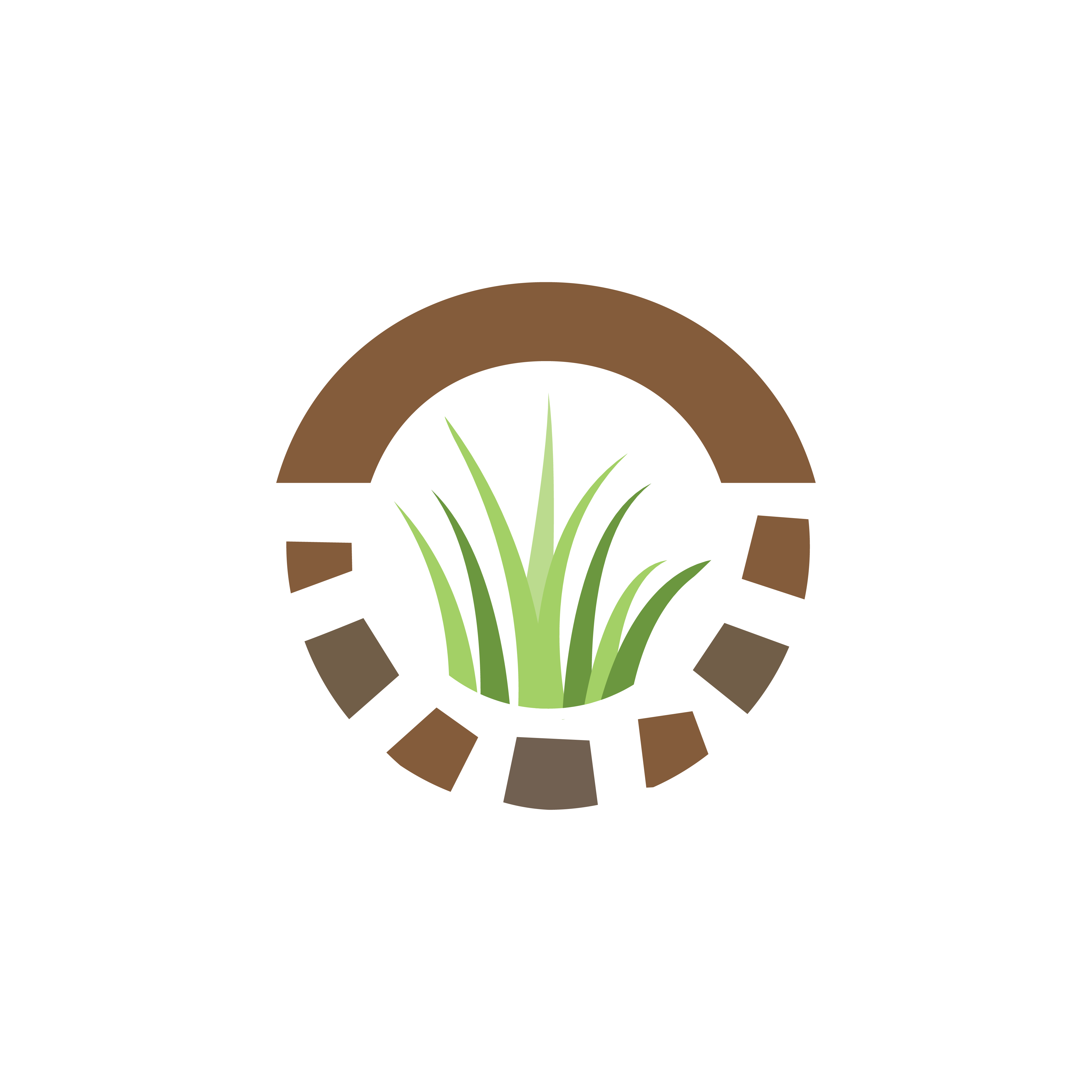 Golden roots landscape Logo