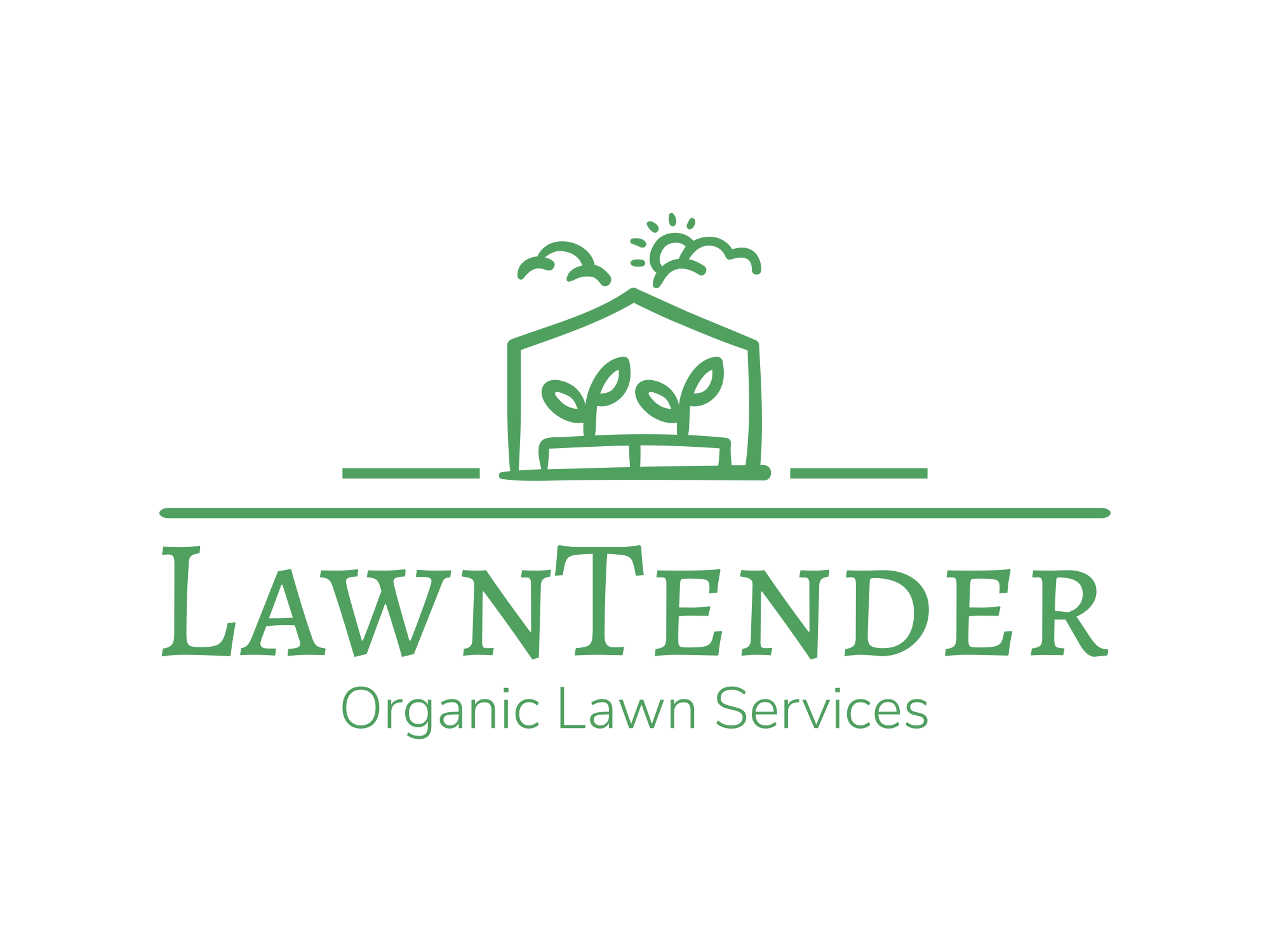 LawnTender - Organic Lawn Services Logo