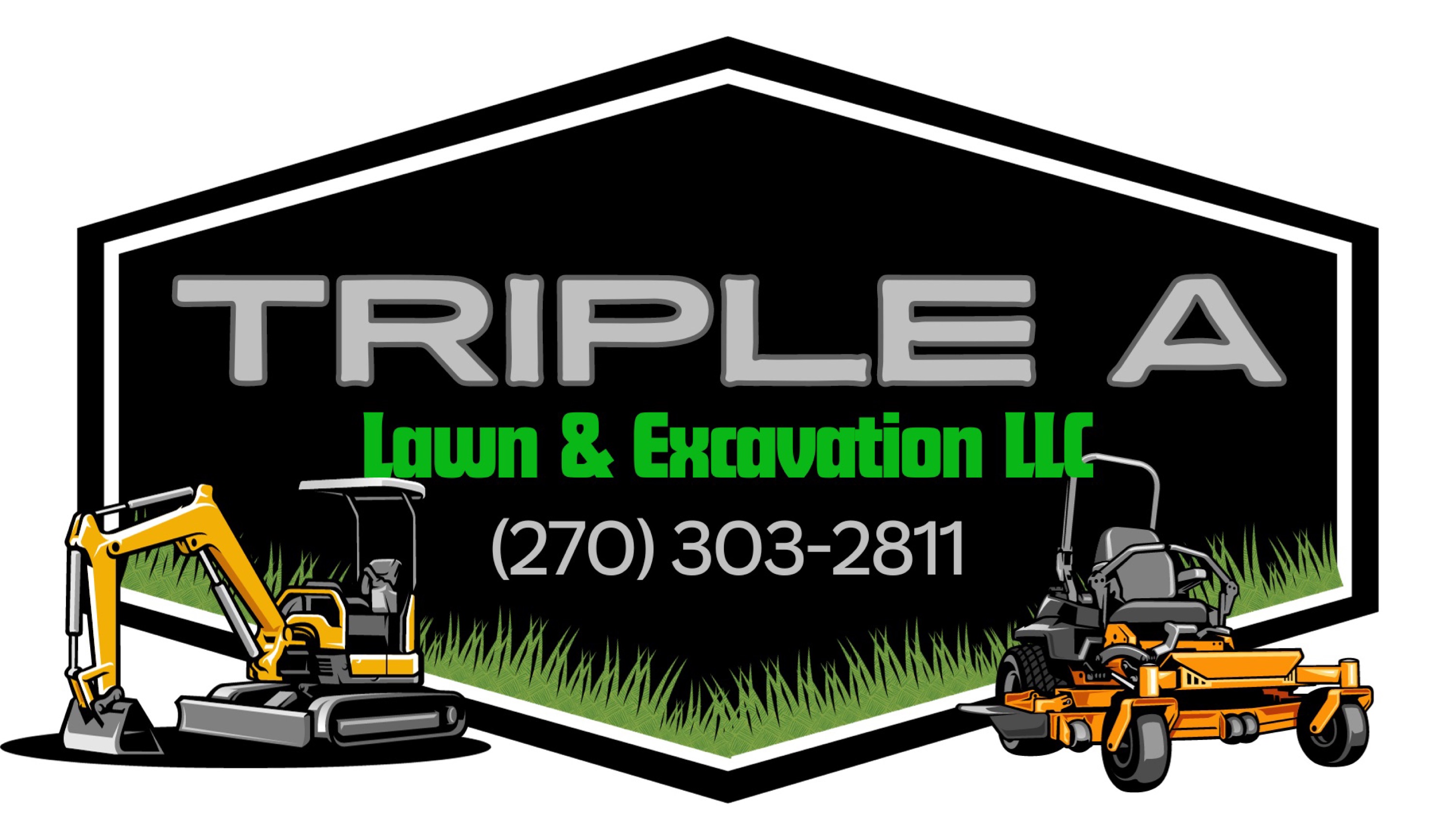 Triple A Lawn & Excavation Logo