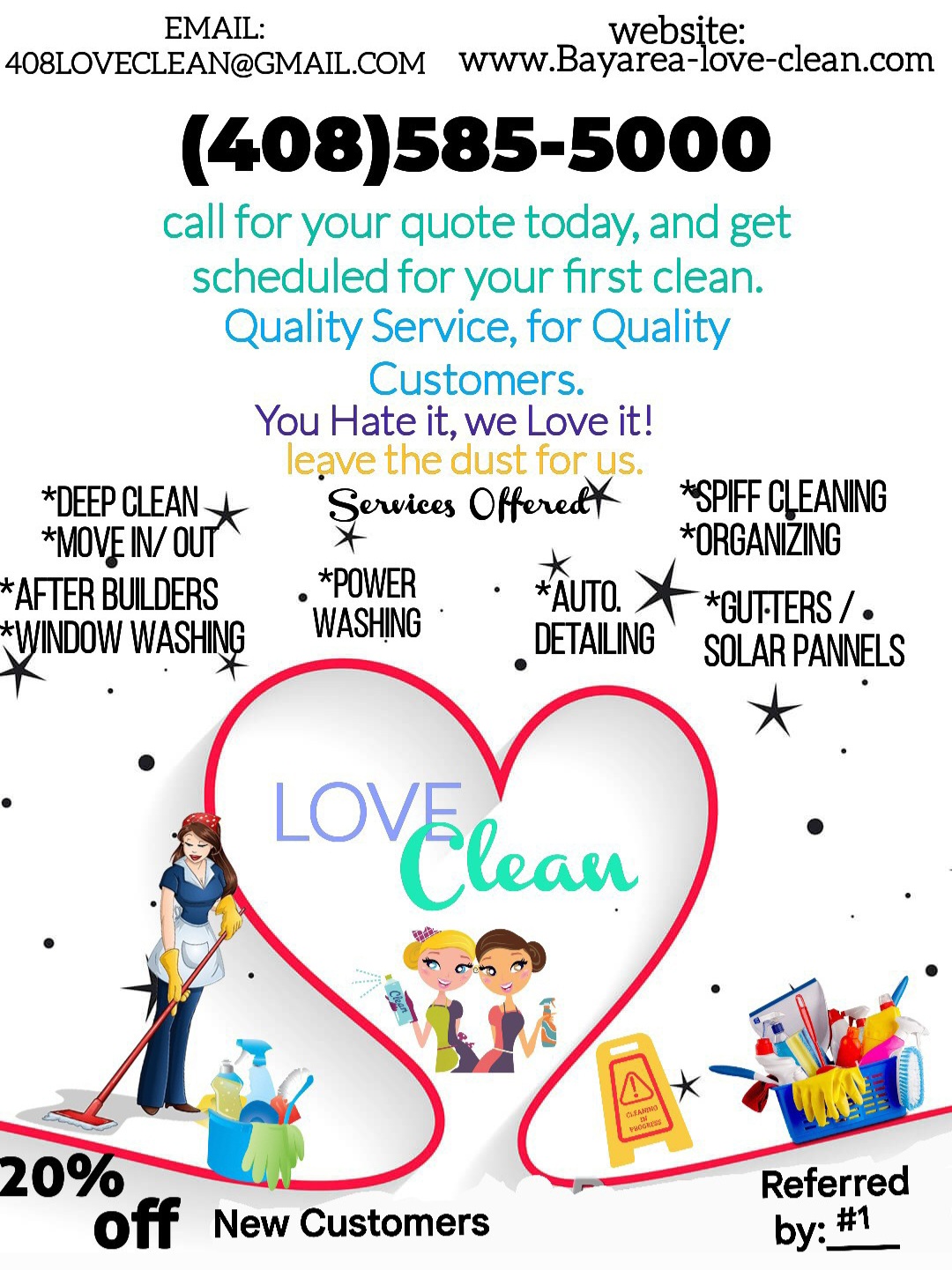 Loves Cleaning Logo