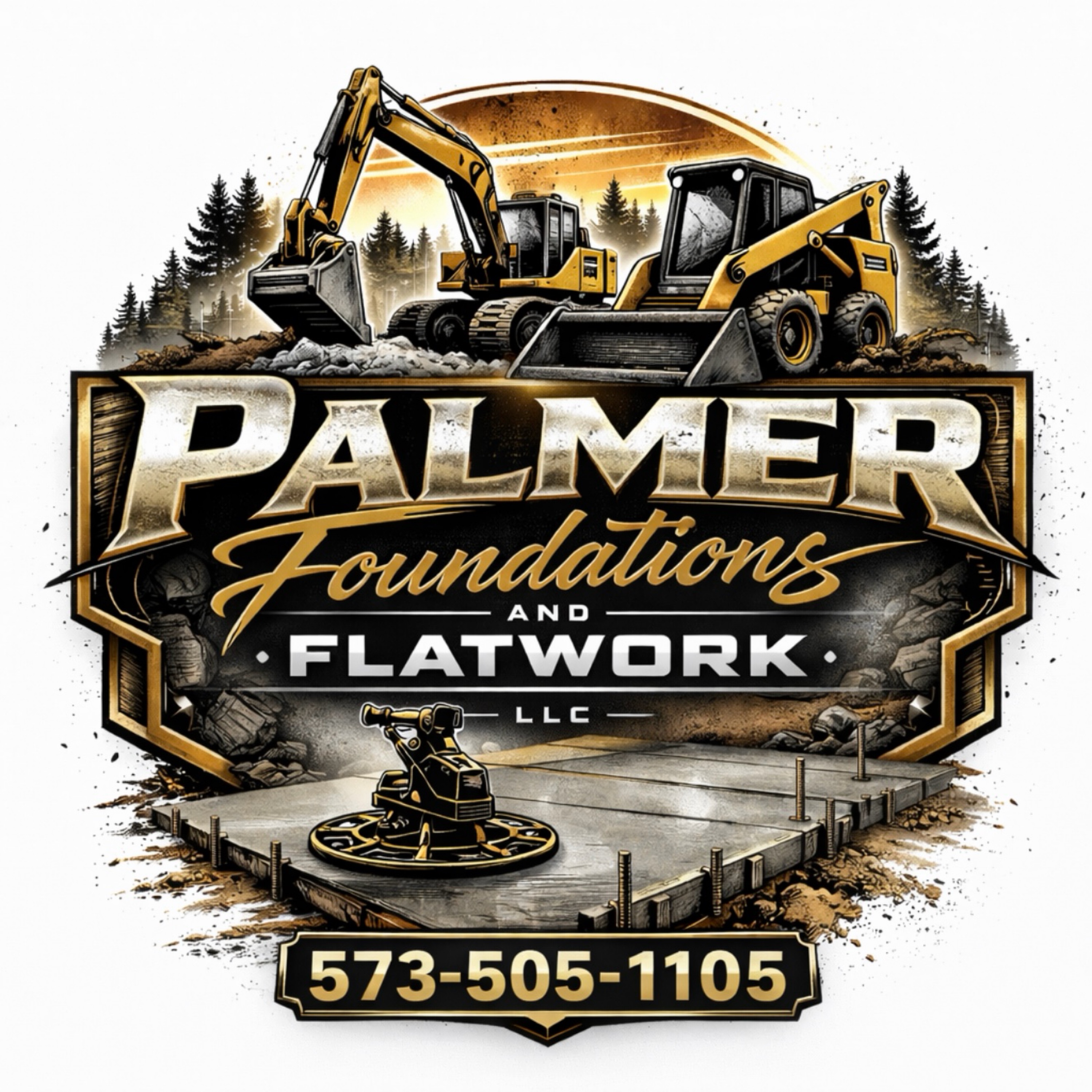 Palmer Foundations & Flatwork, LLC Logo
