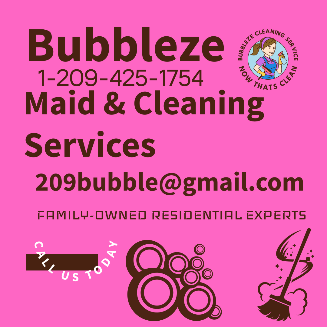 Bubbleze Cleaning and Maid Service Logo