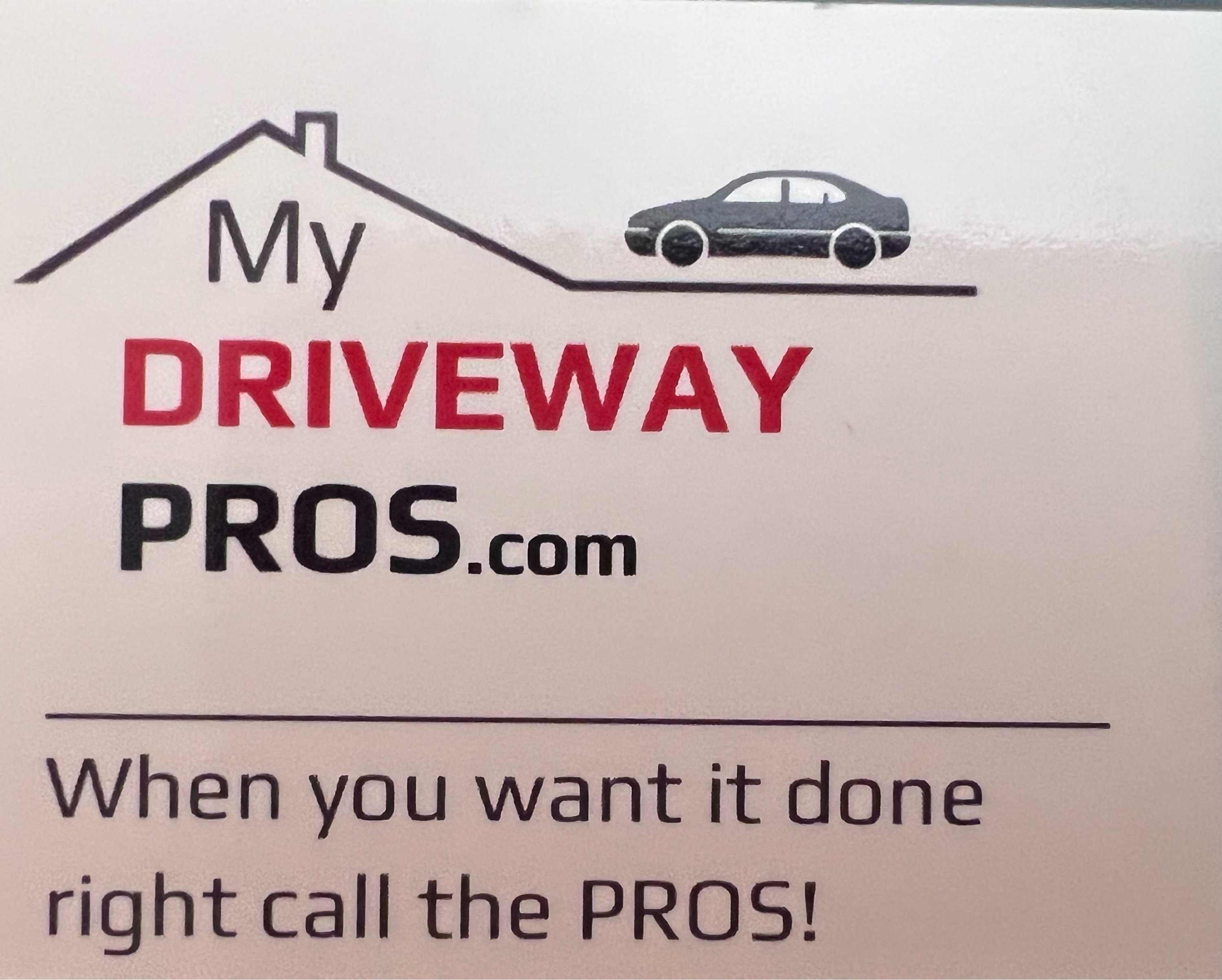 My Driveway Pros, Inc. Logo