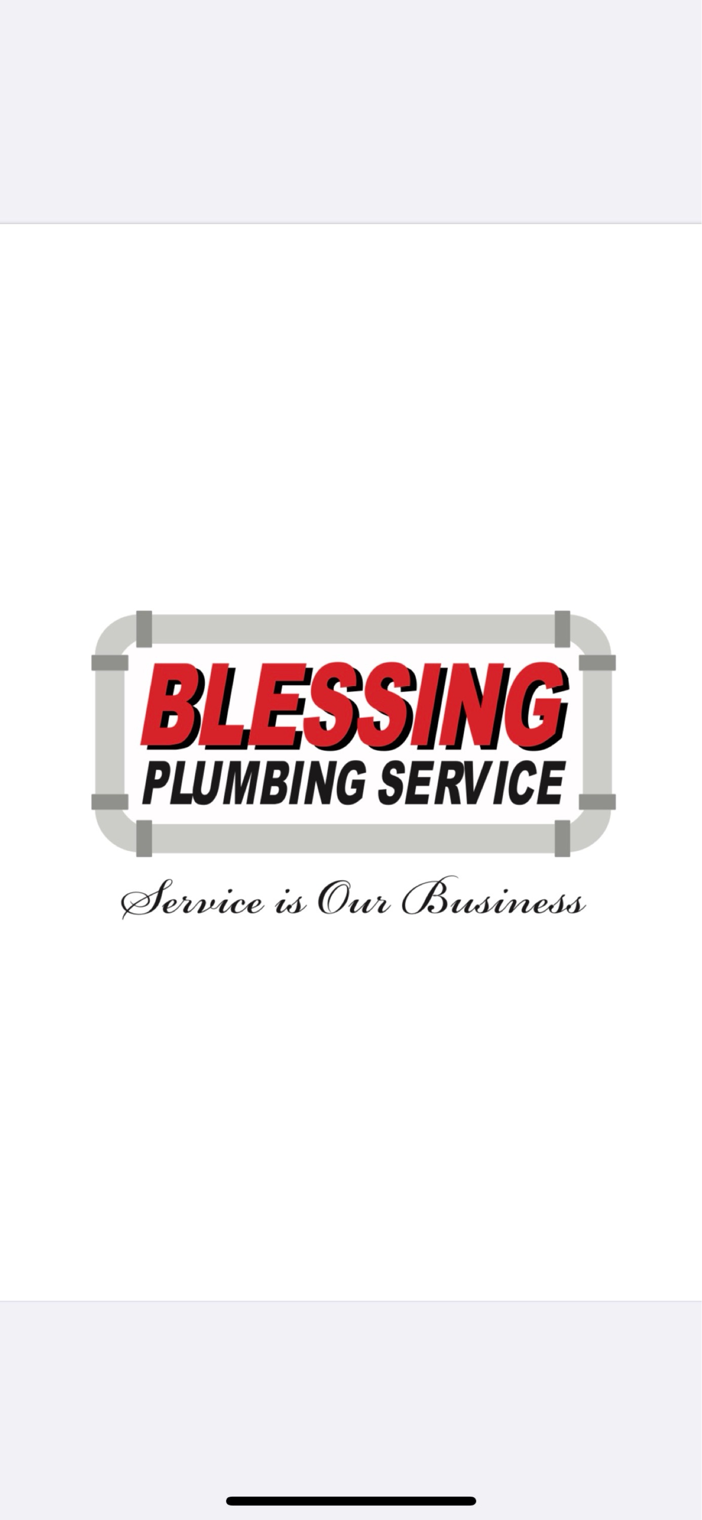 Blessing Plumbing Service Inc. Logo