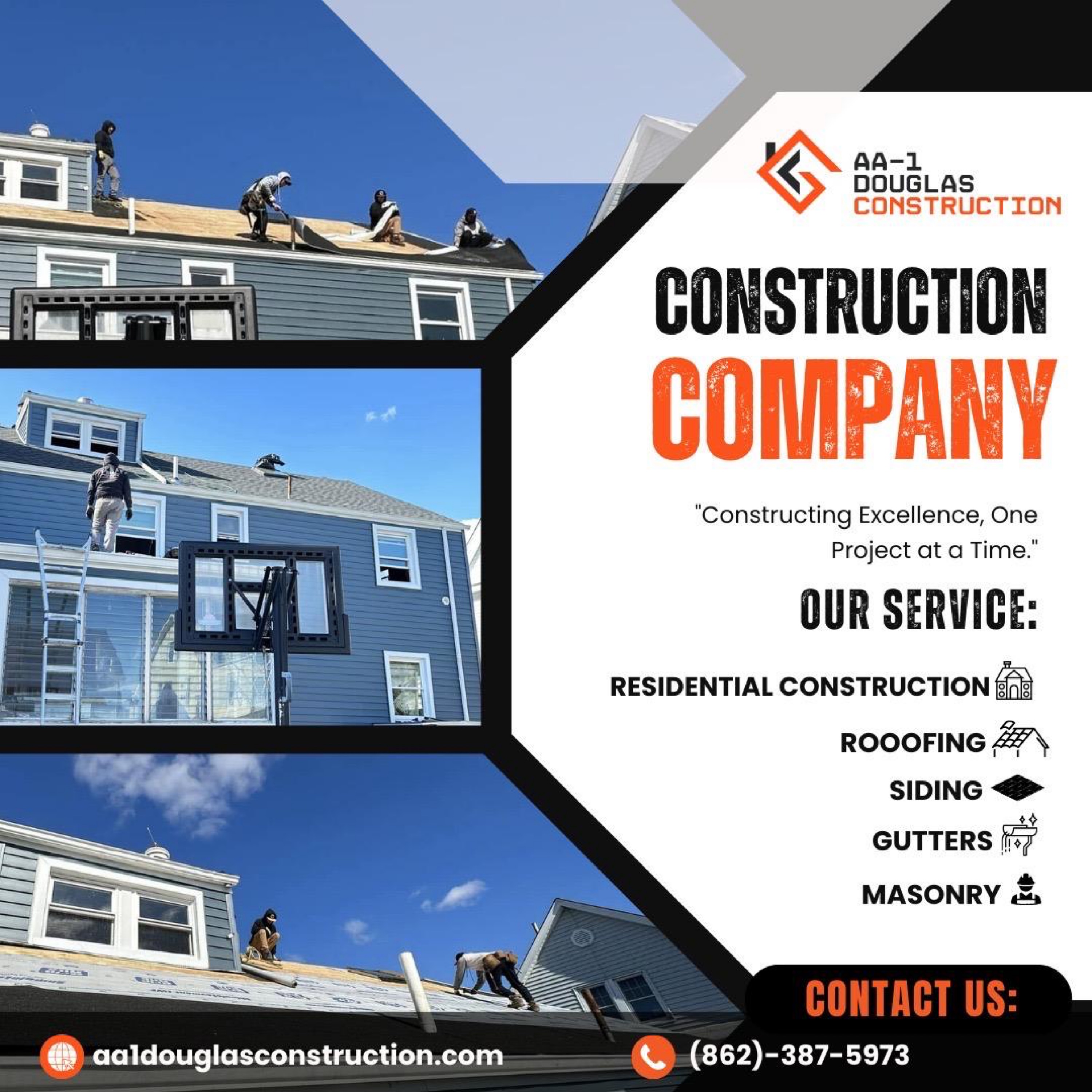AA-1 Douglas Construction LLC Logo