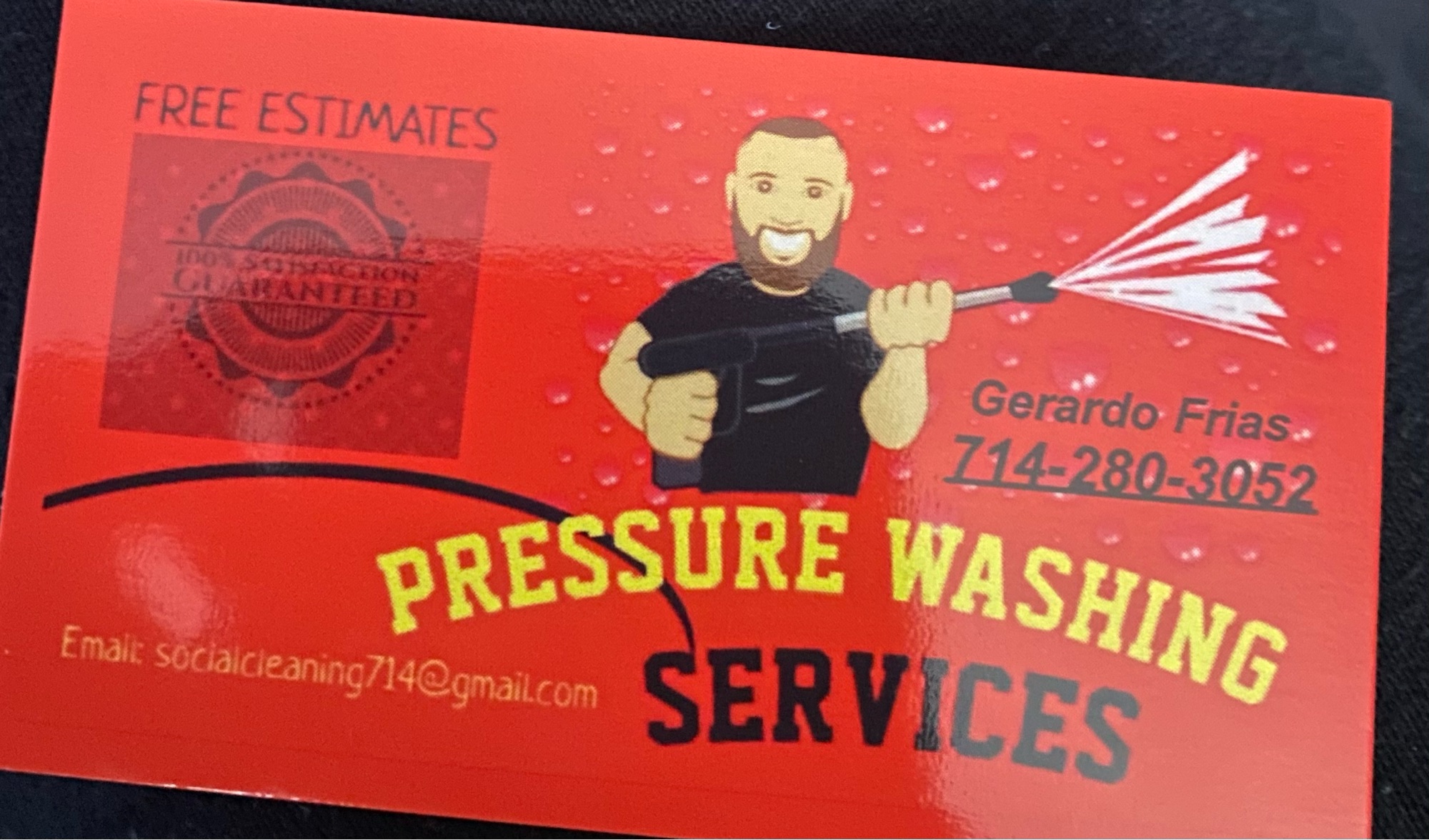 Frias Pressure Washing Logo