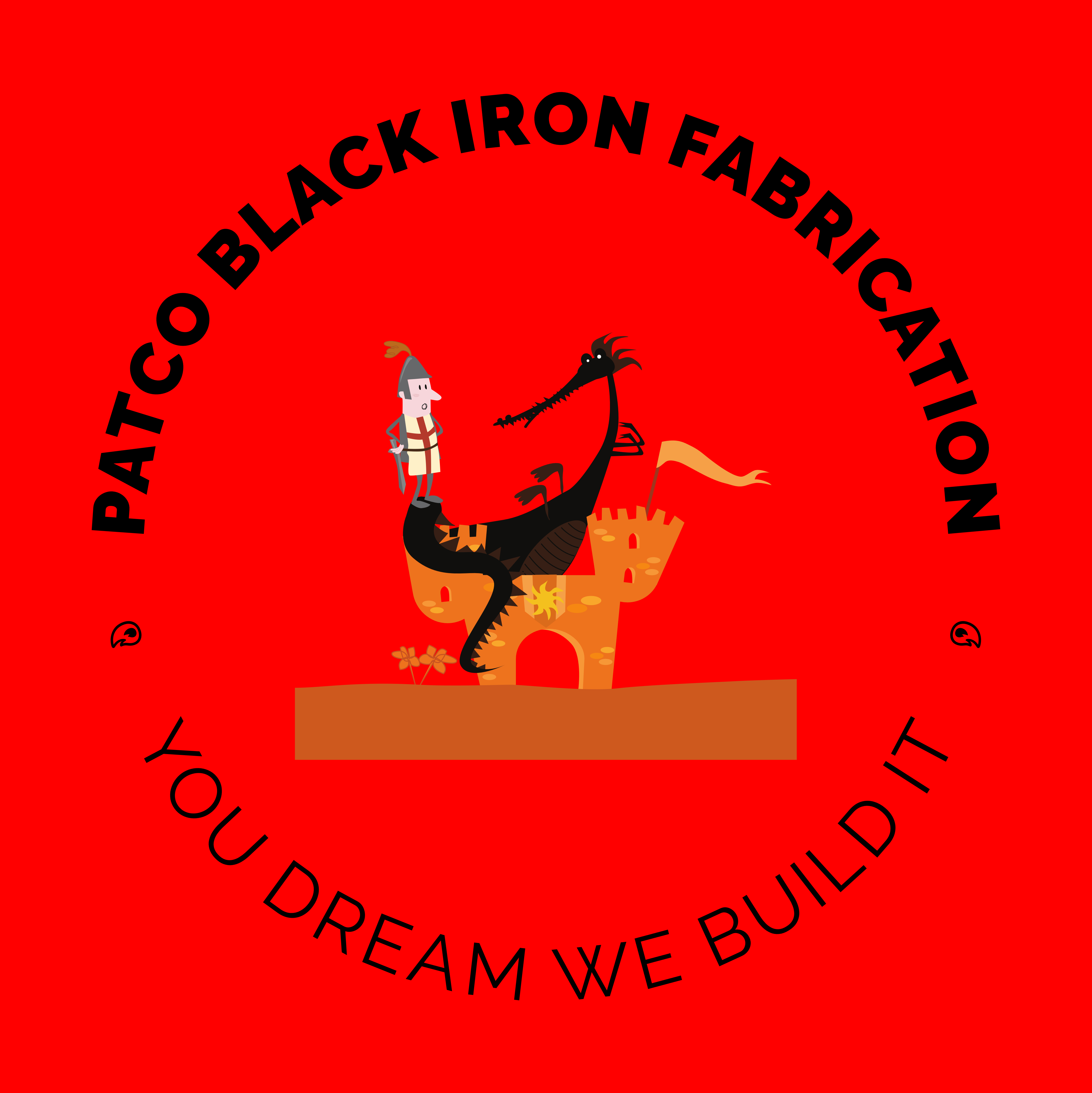 Patco Black Iron Fabrication Logo