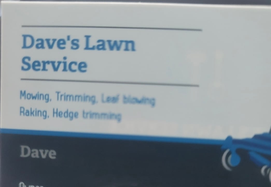 Dave's Lawn Service Logo