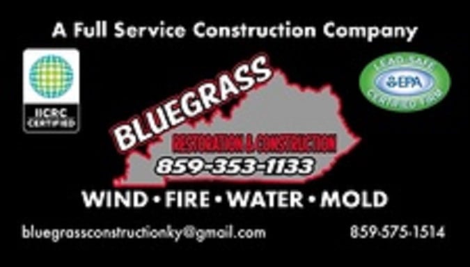 Bluegrass Restoration & Construction Logo