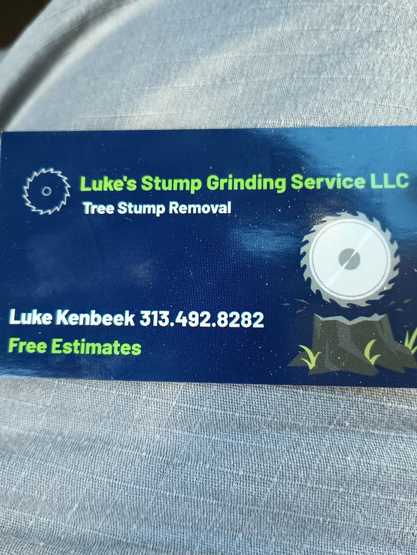 LUKE'S STUMP GRINDING SERVICE L.L.C Logo