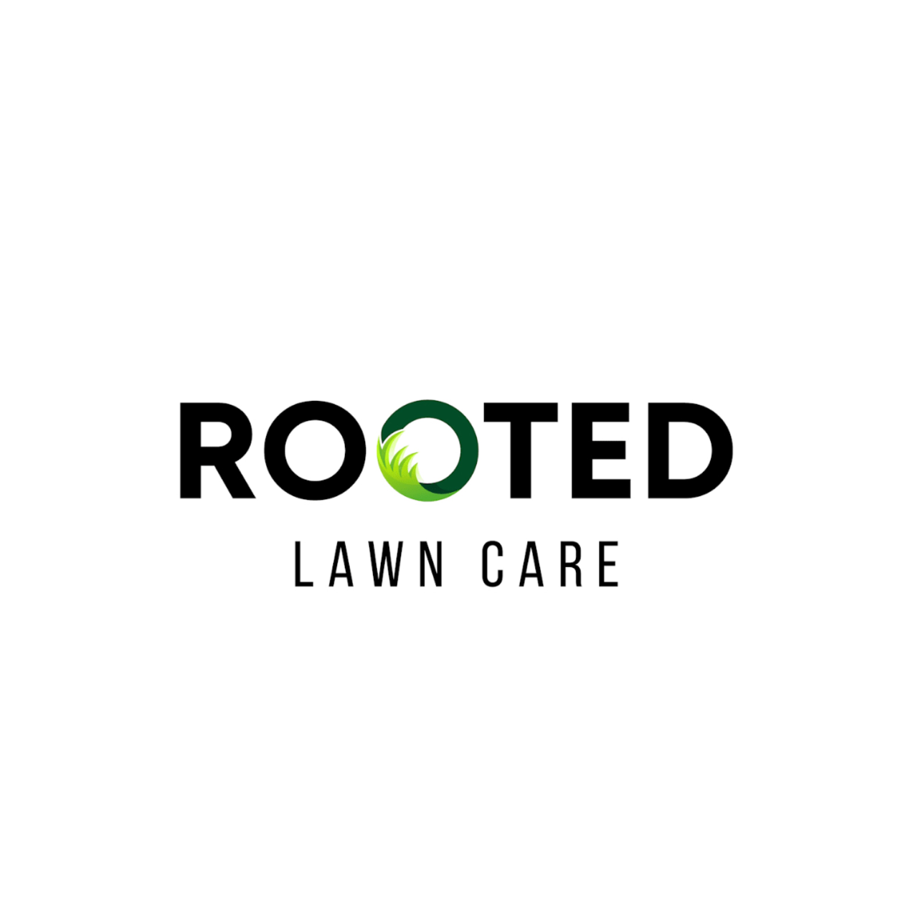 Rooted Lawn Care Logo