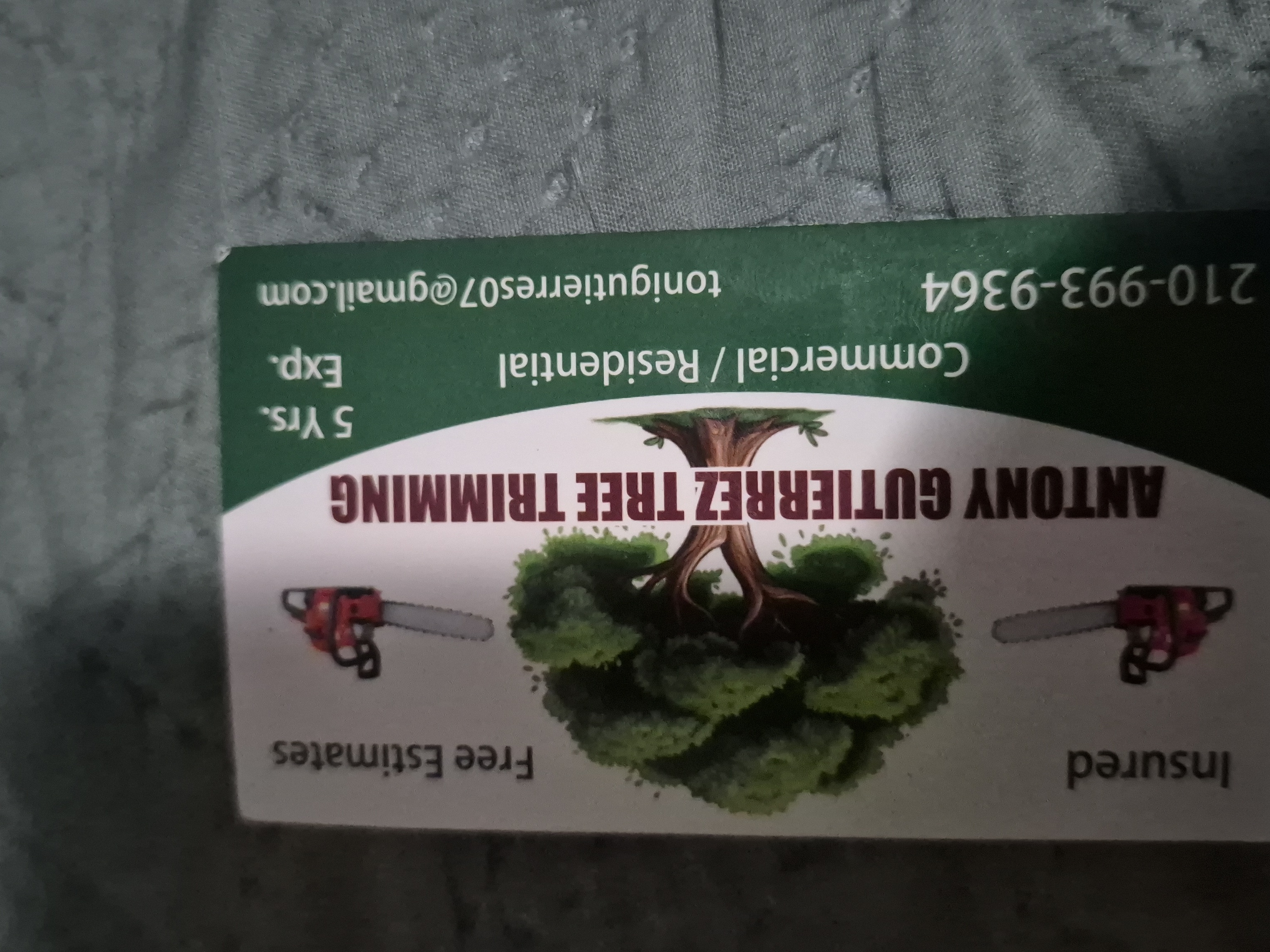 Anthony Gutierrez Tree Trimming Logo