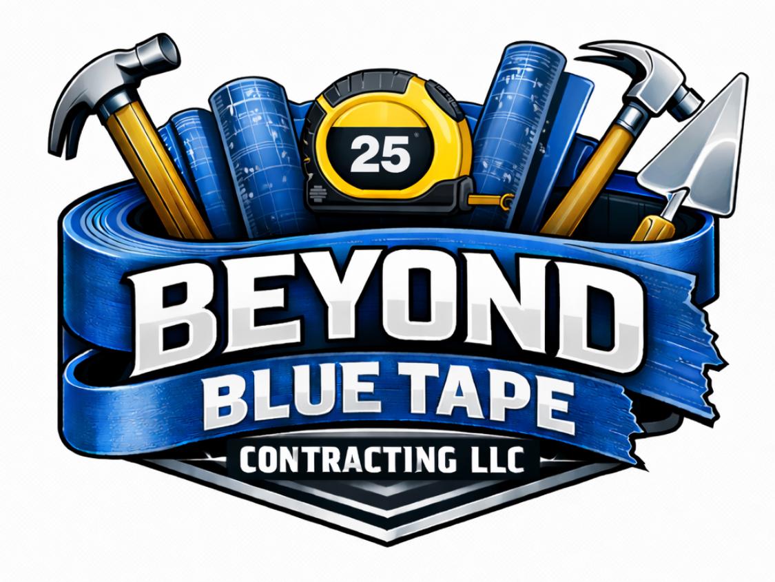 Beyond Blue Tape Contracting Logo