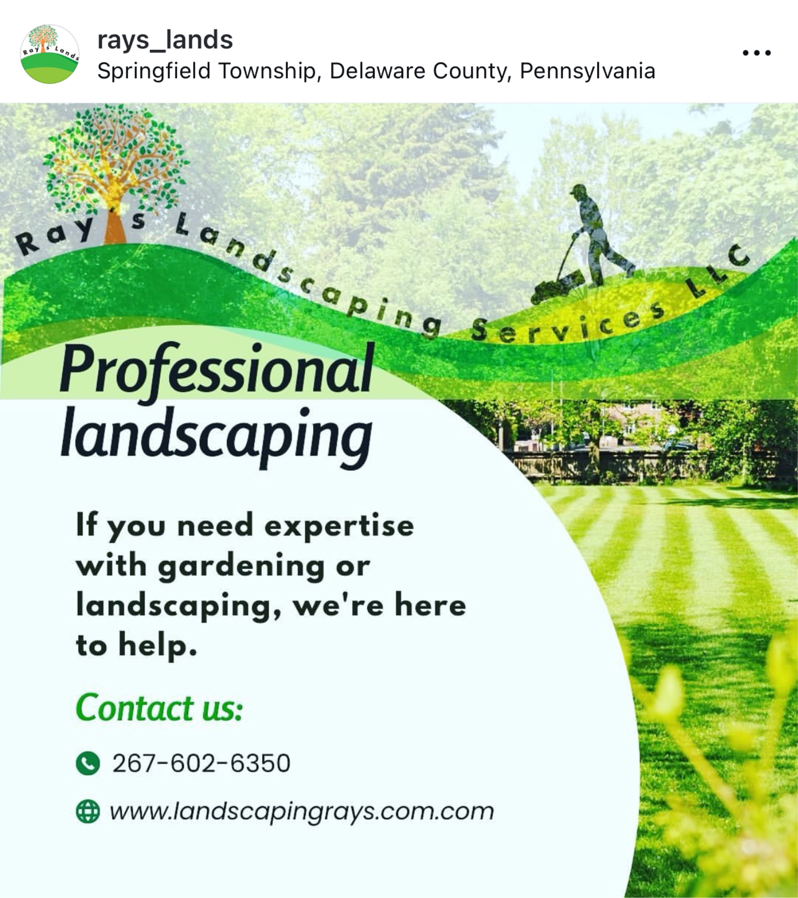 Ray's Landscaping LLC Logo