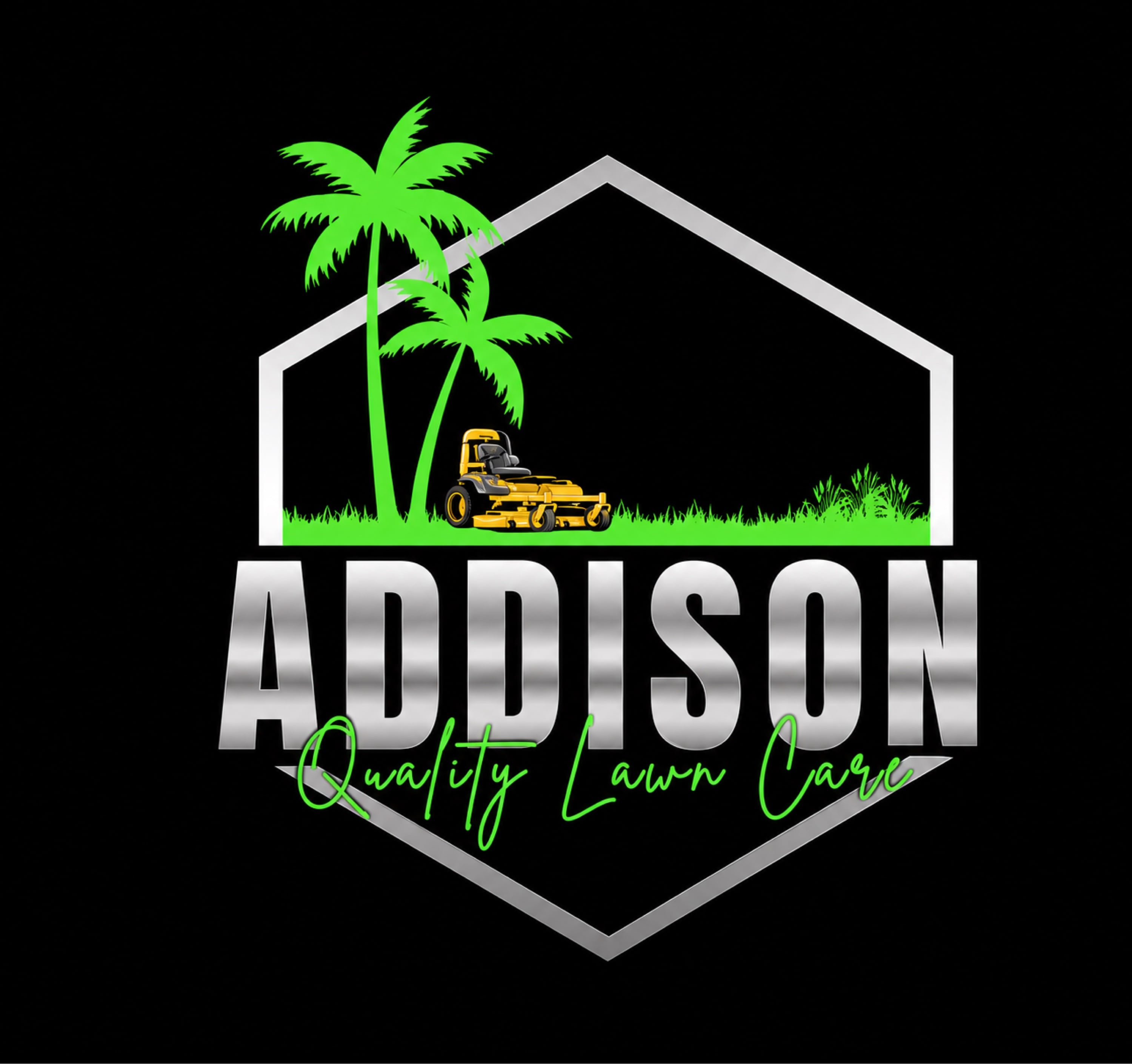 Addison Quality Lawn Care Logo