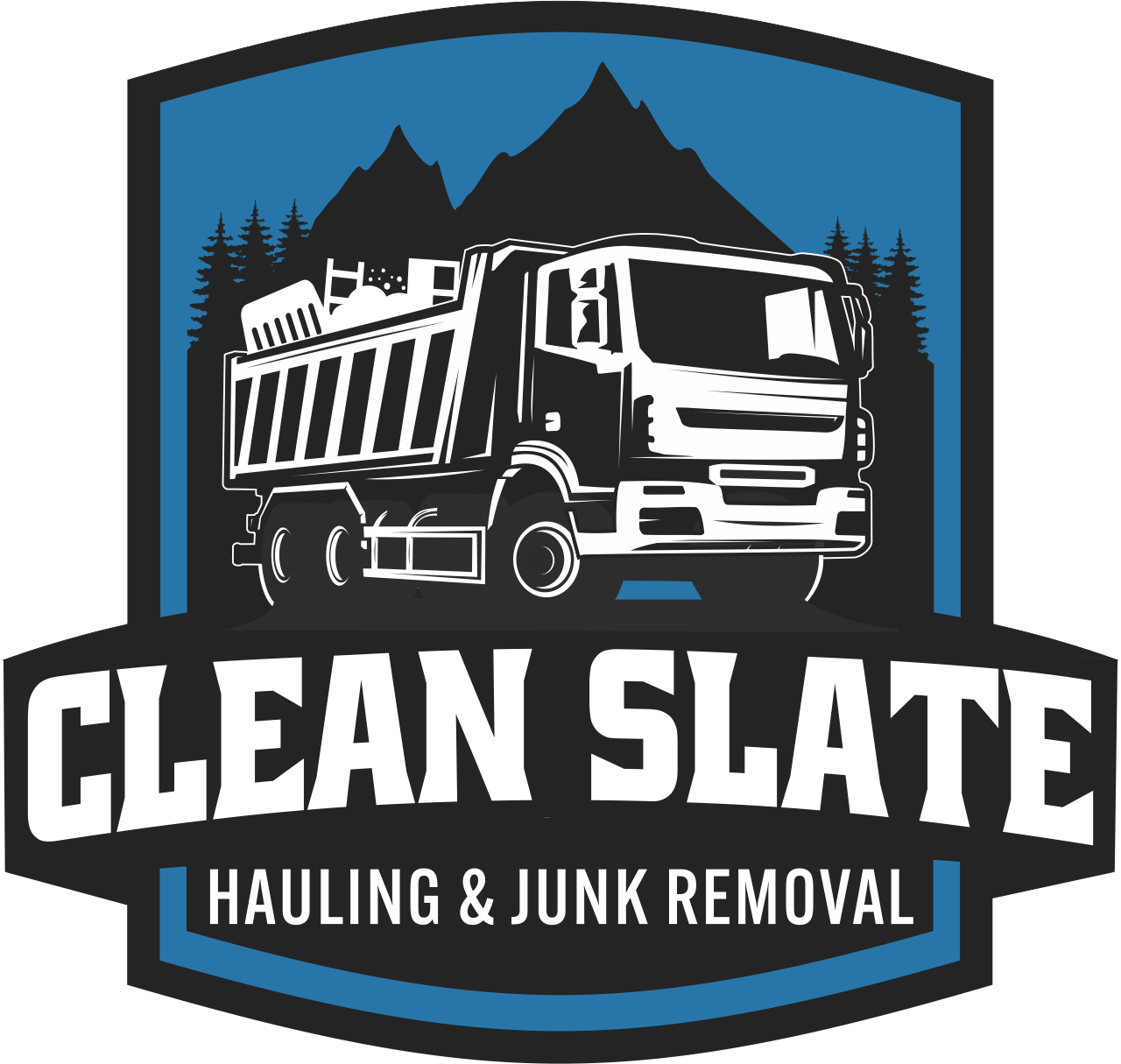 Clean Slate Hauling and Junk Removal Logo