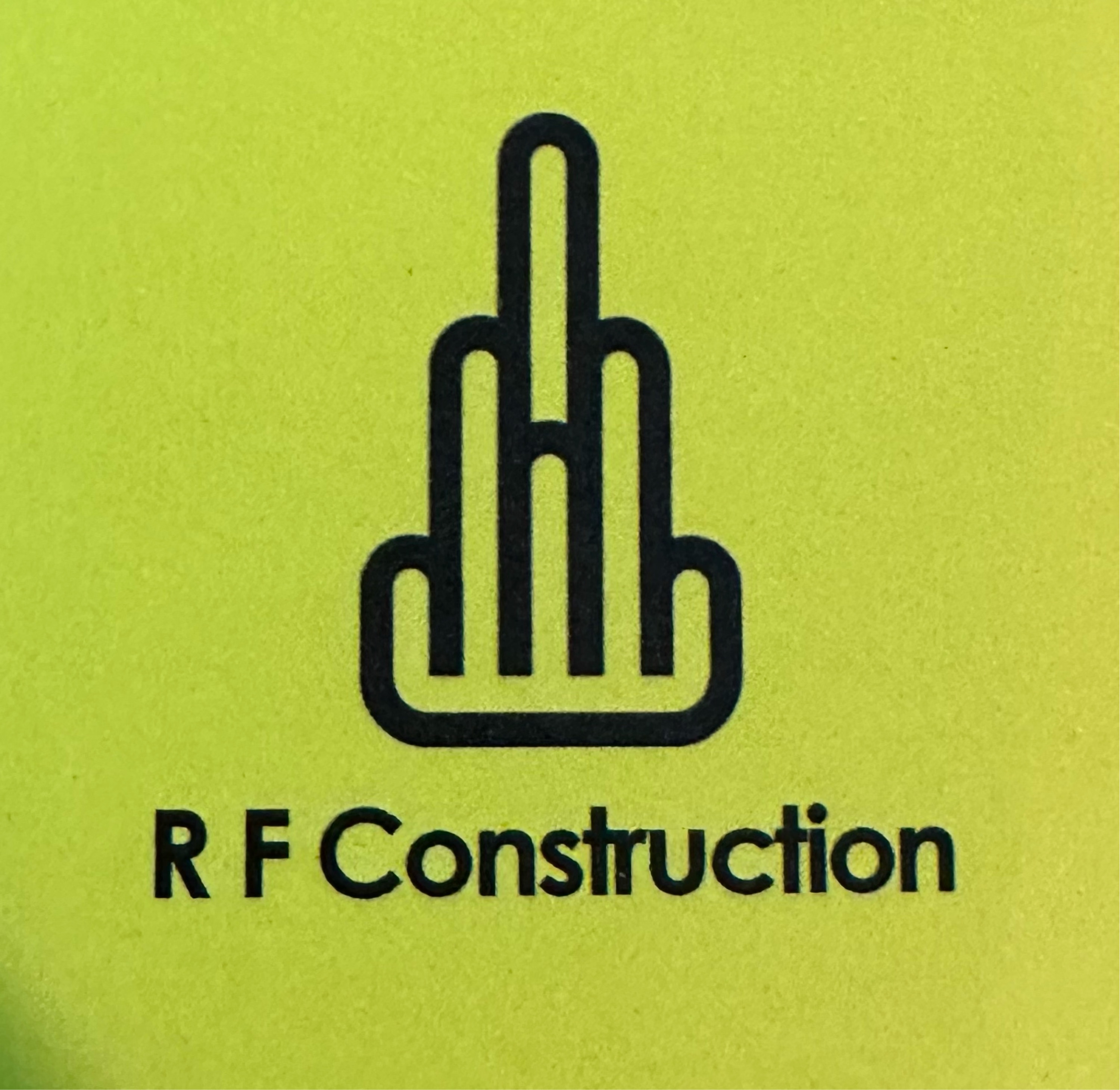 R. F. Construction Logo