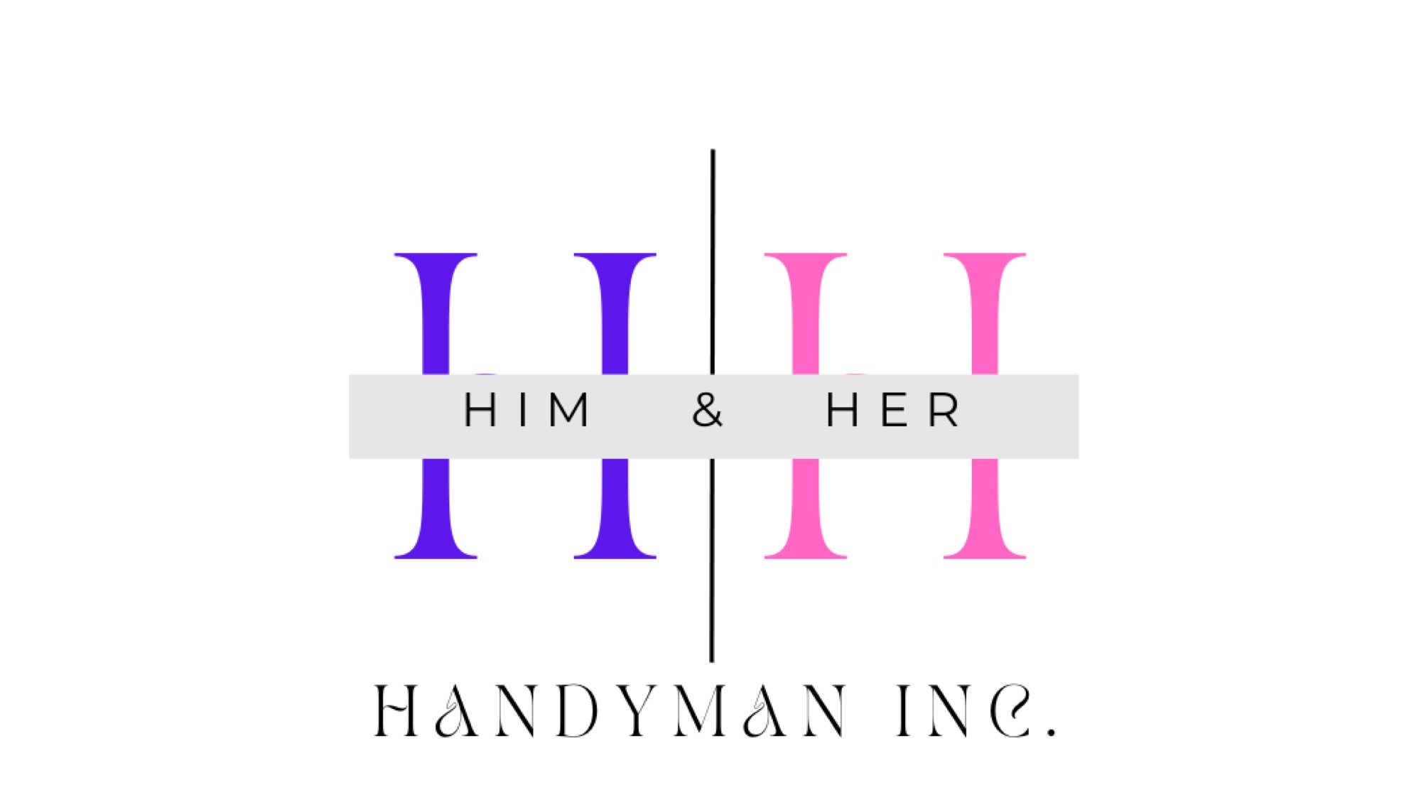 Him & Her Handyman Inc. Logo