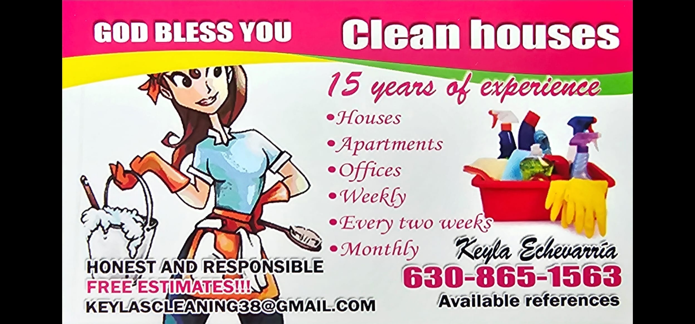 Keyla's Cleaning Logo