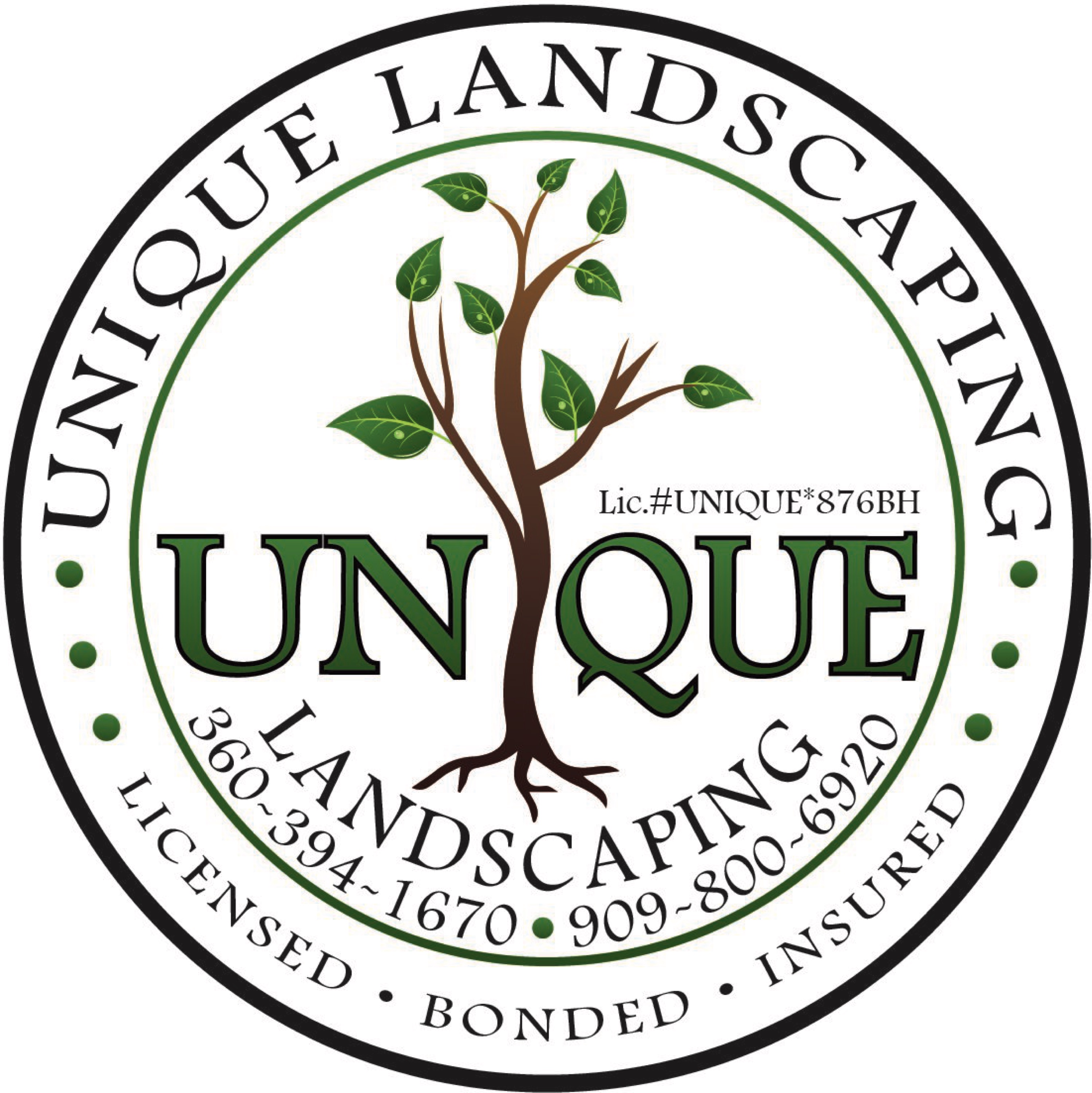 Unique Landscaping Logo