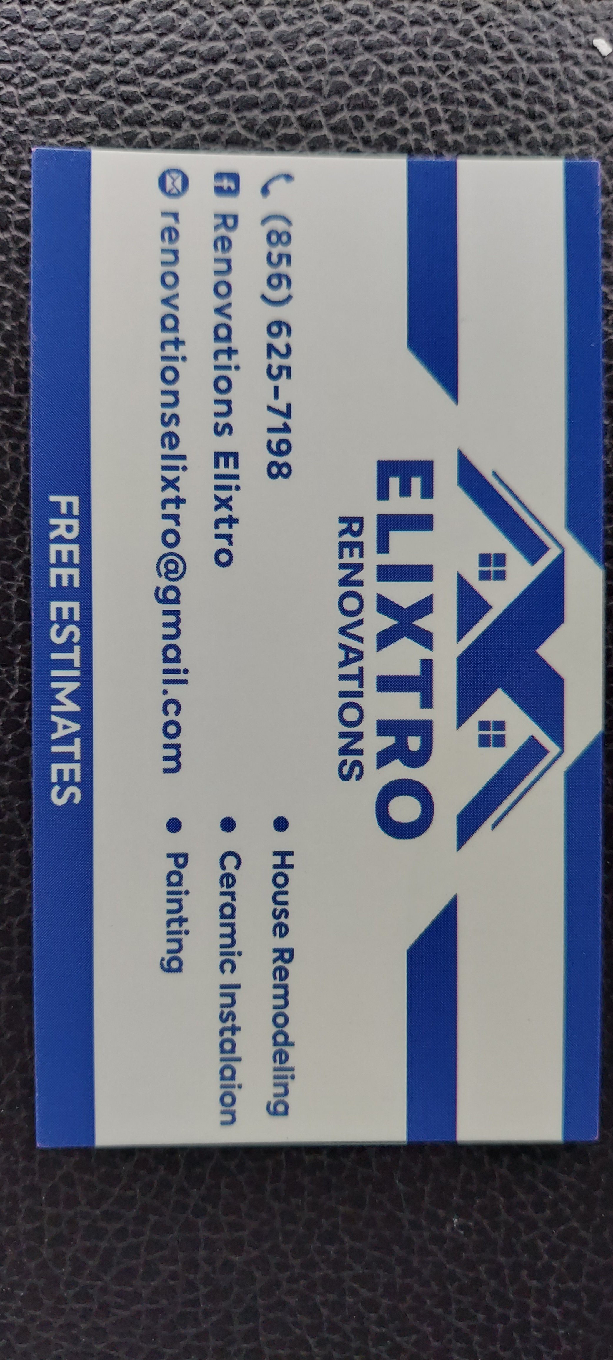 Renovations Elixtro Logo