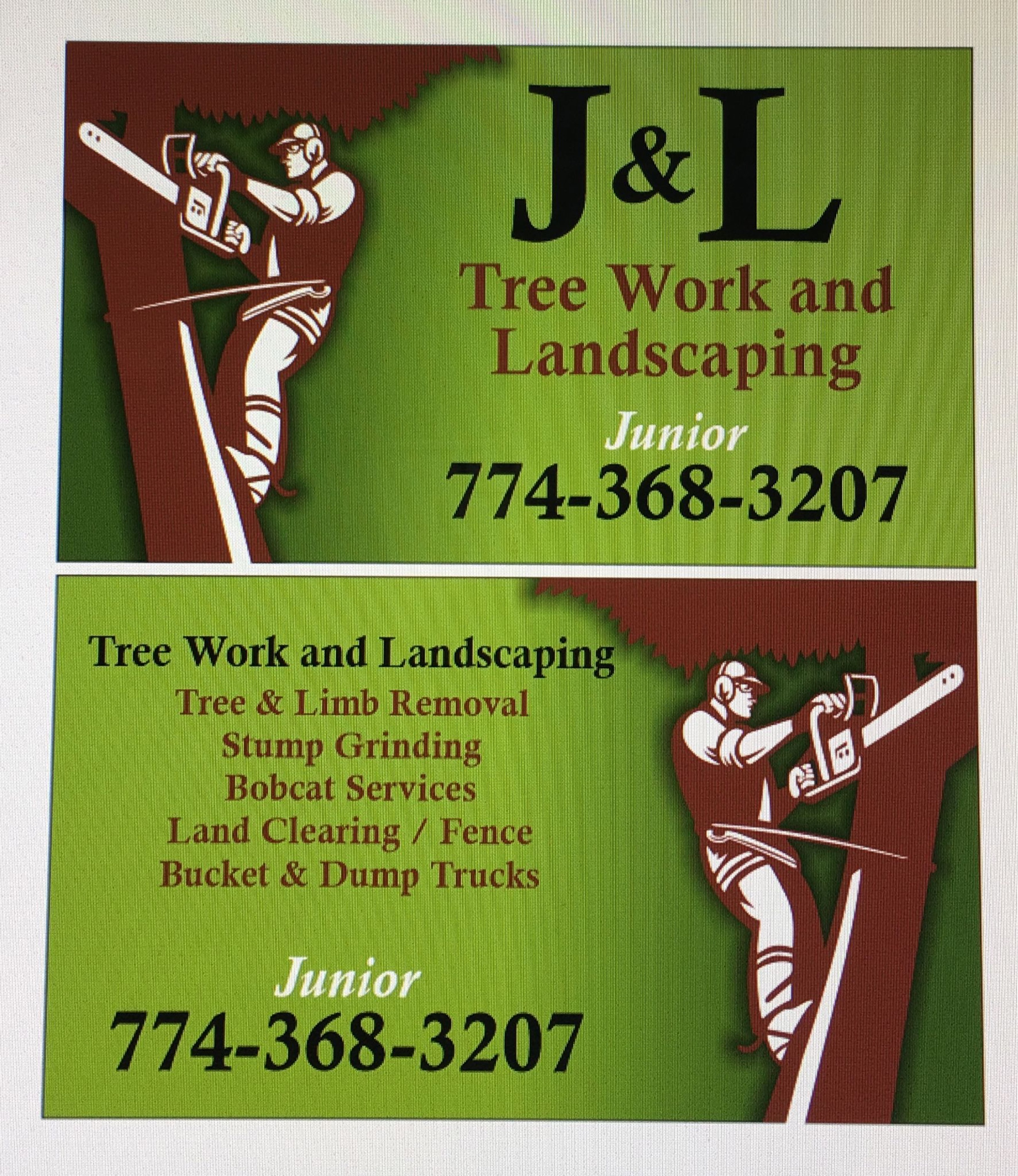 JL Tree Work & Landscape Logo