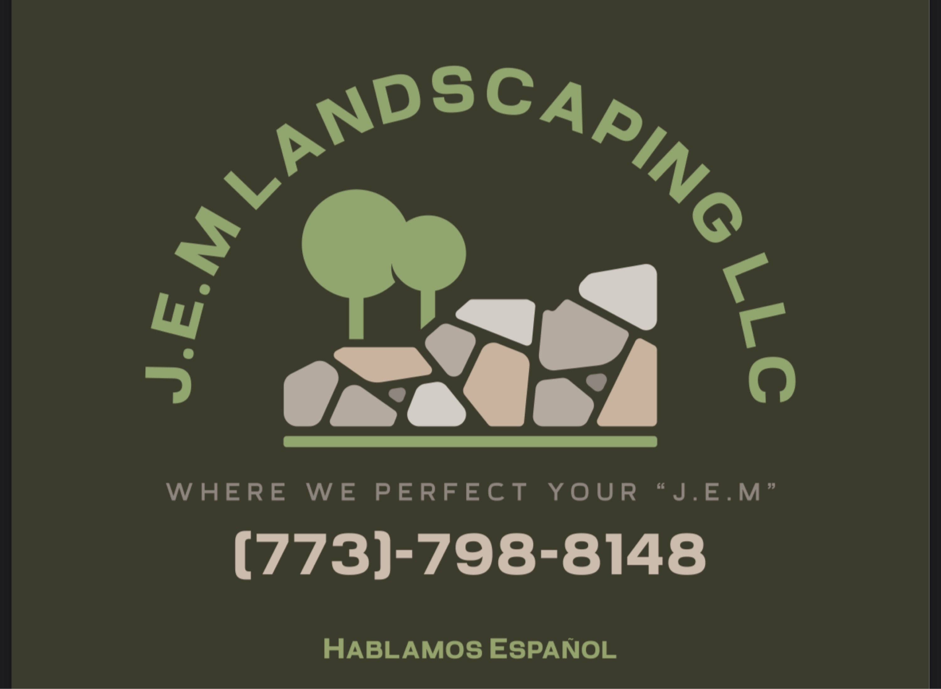 J.E.M Landscaping LLC Logo