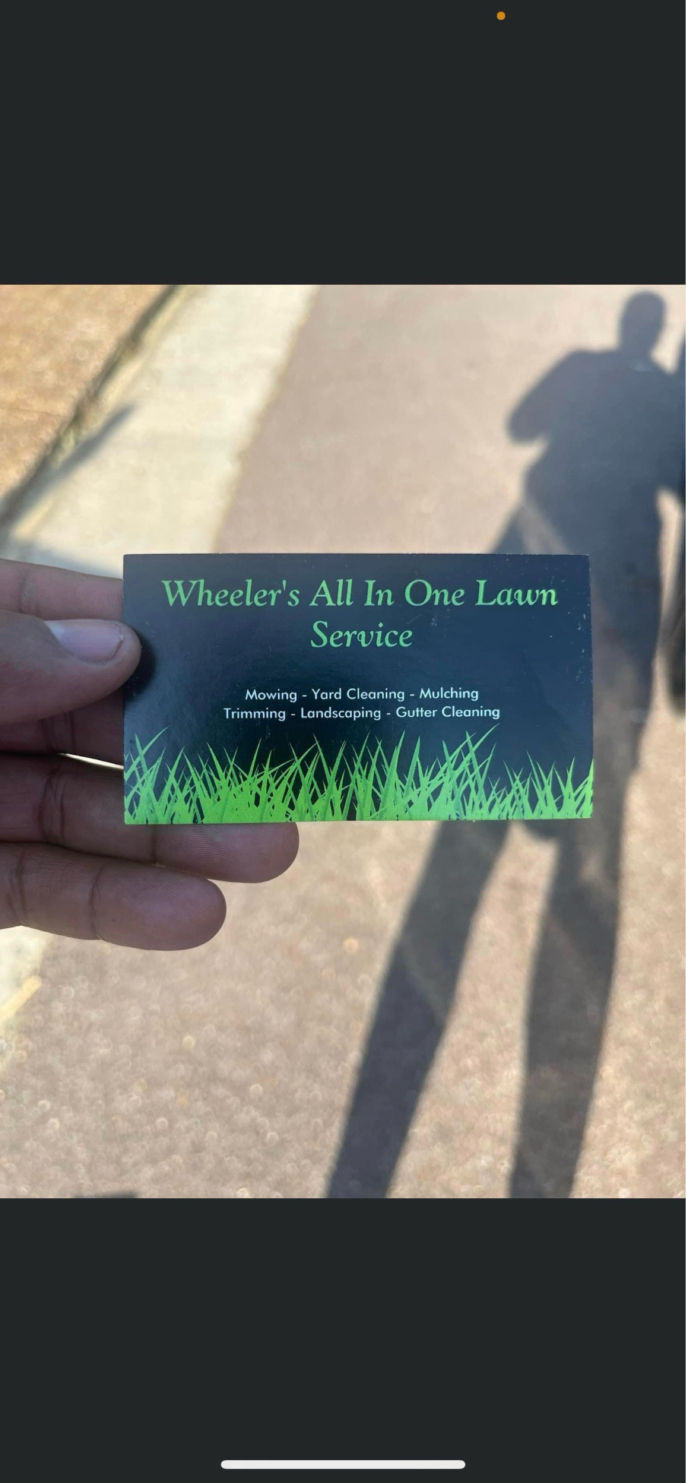 Wheeler's All In One Lawn Service Logo