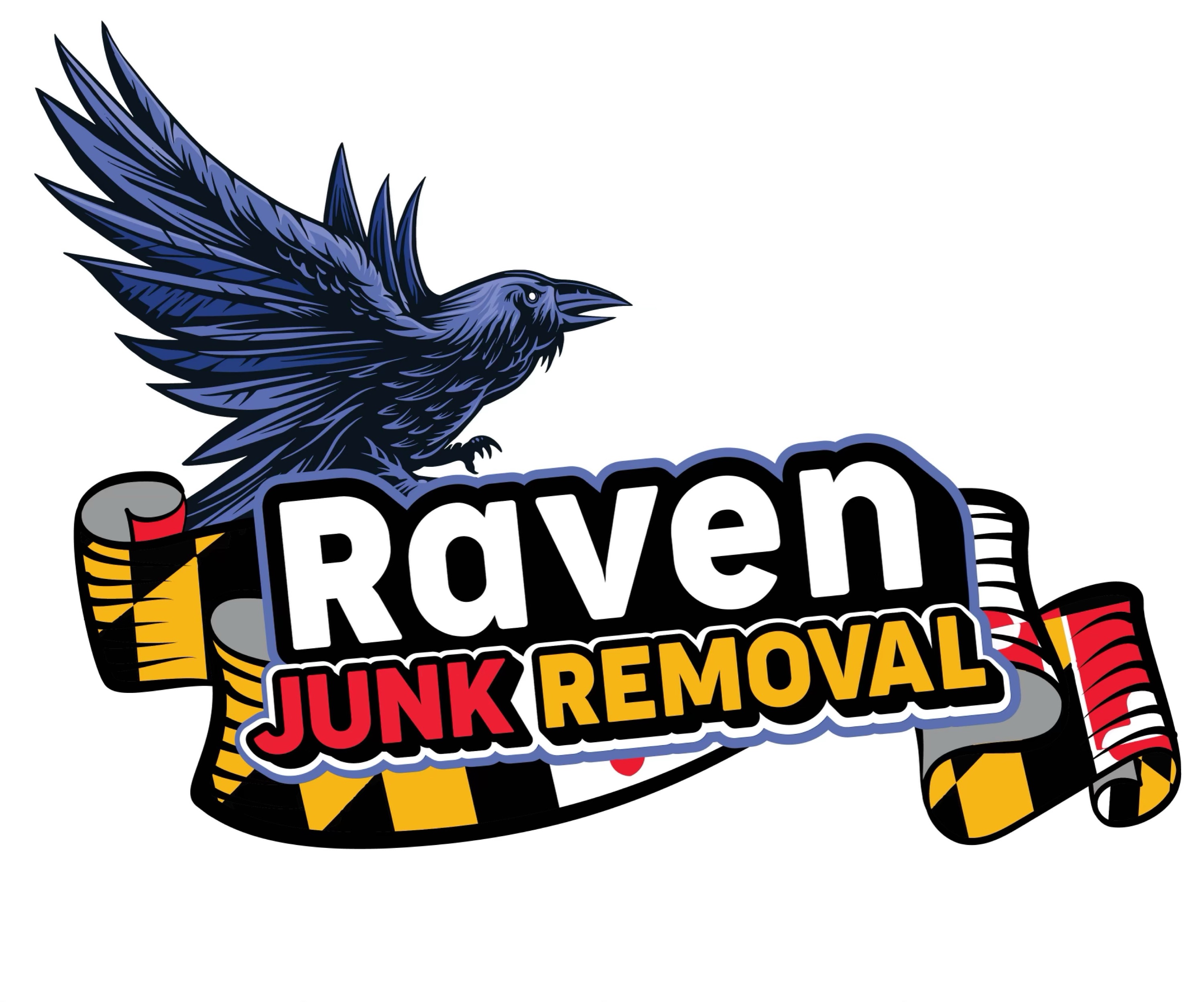 Raven Junk Removal Logo