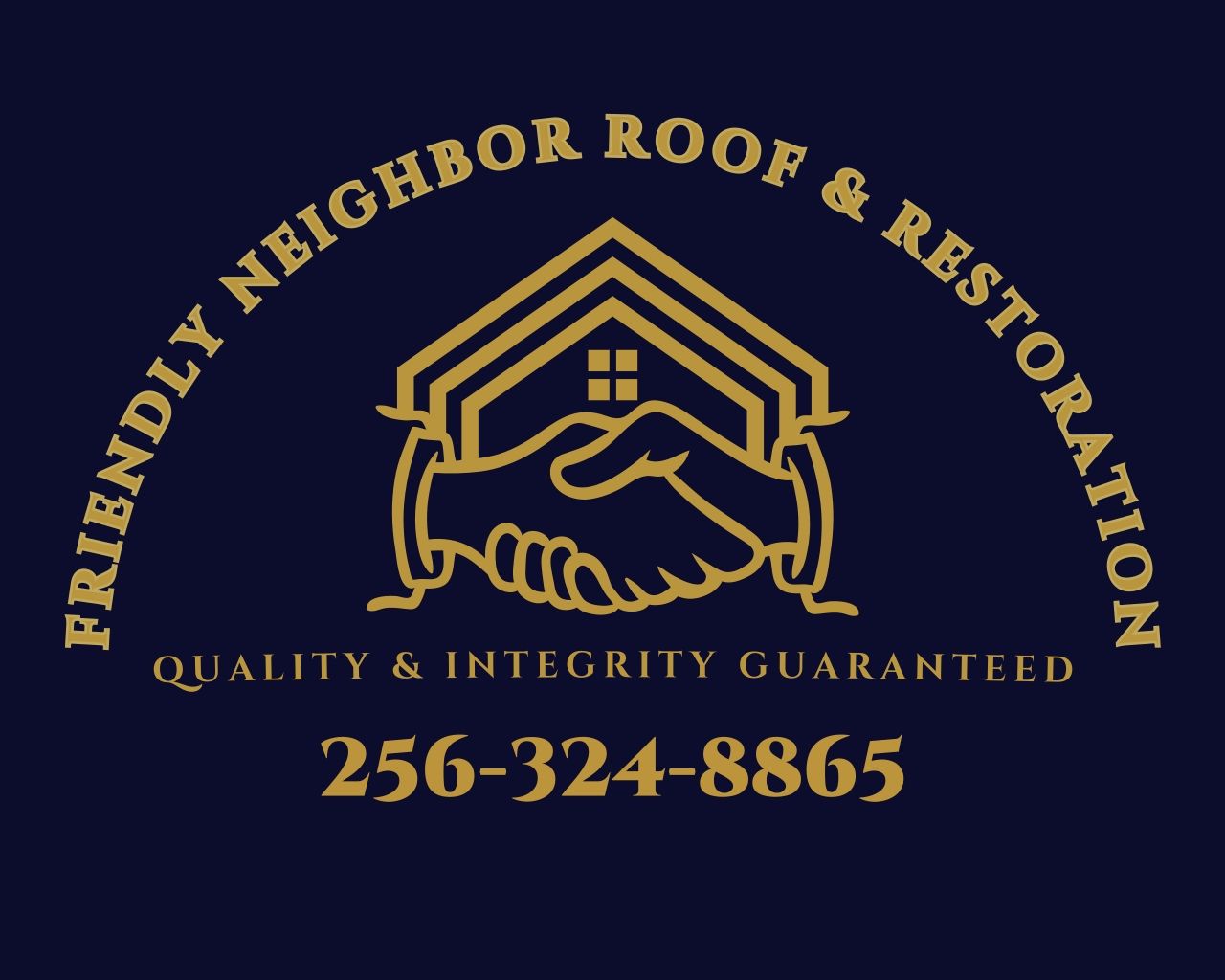 Friendly Neighbor Roof & Fence Logo