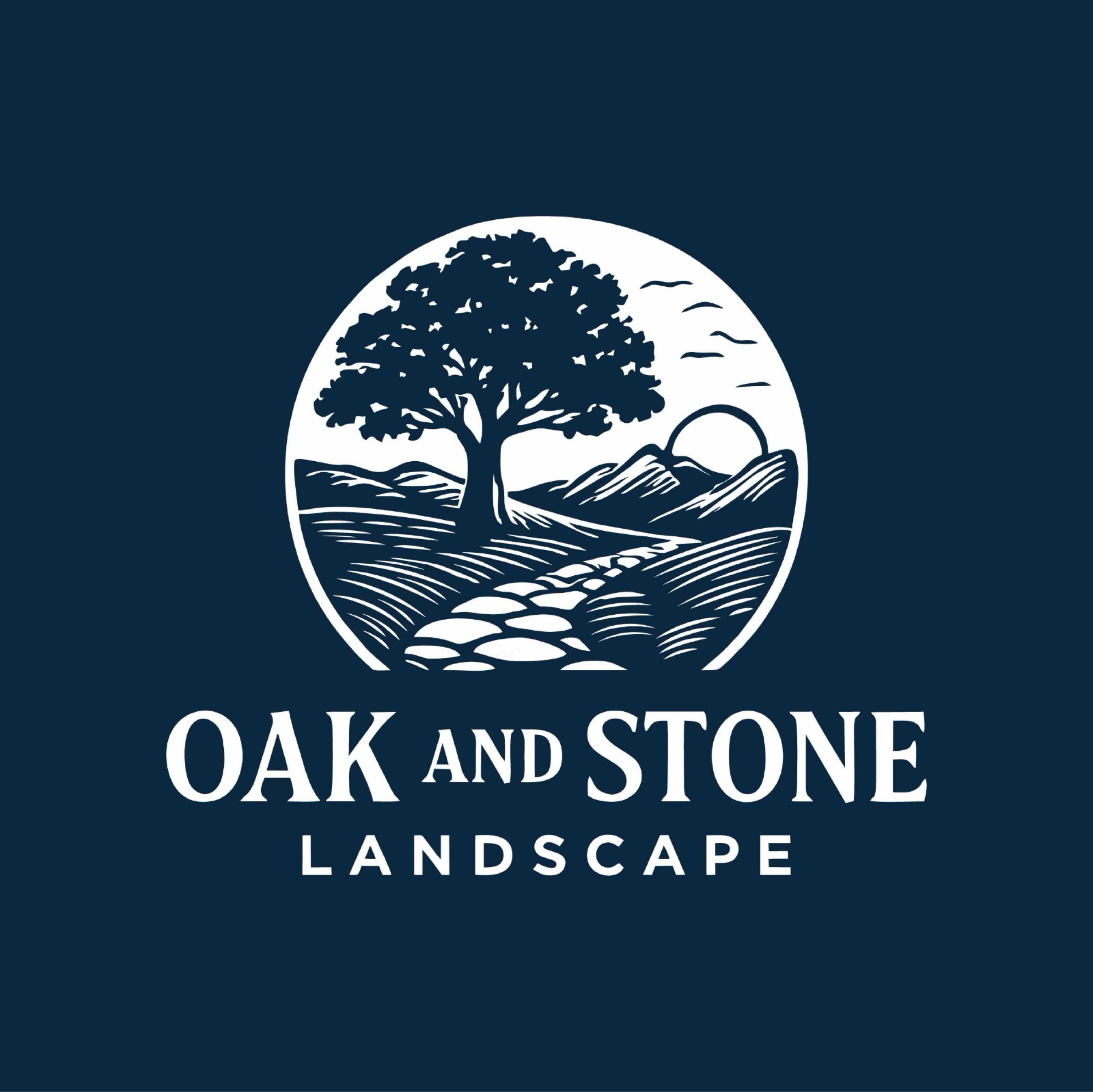 Oak and Stone Landscape Logo