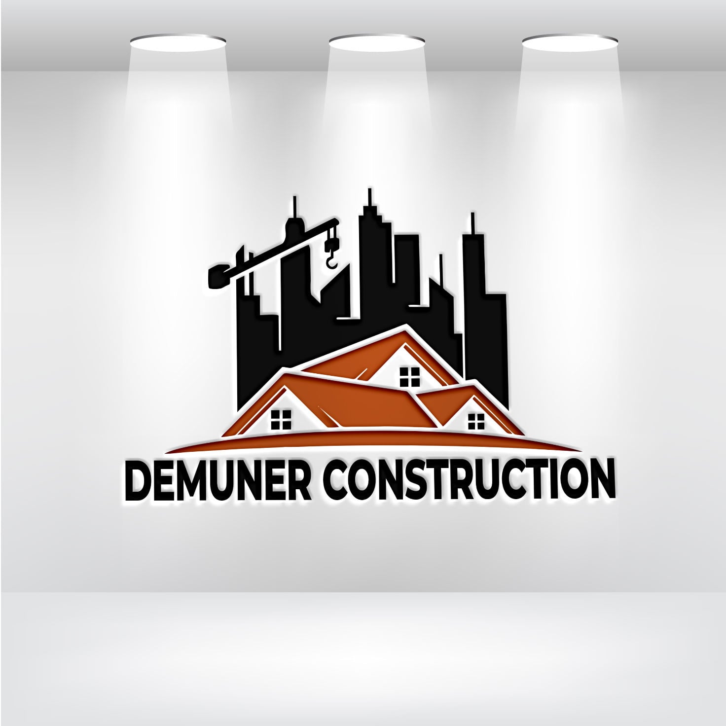 Demuner Construction Logo