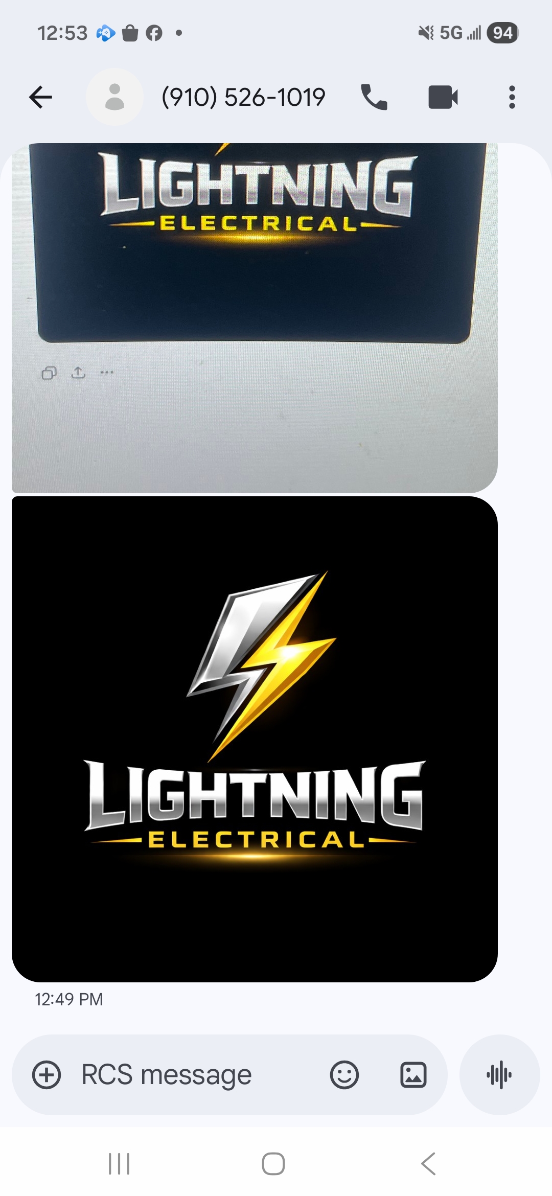 Lightning Electrical Logo